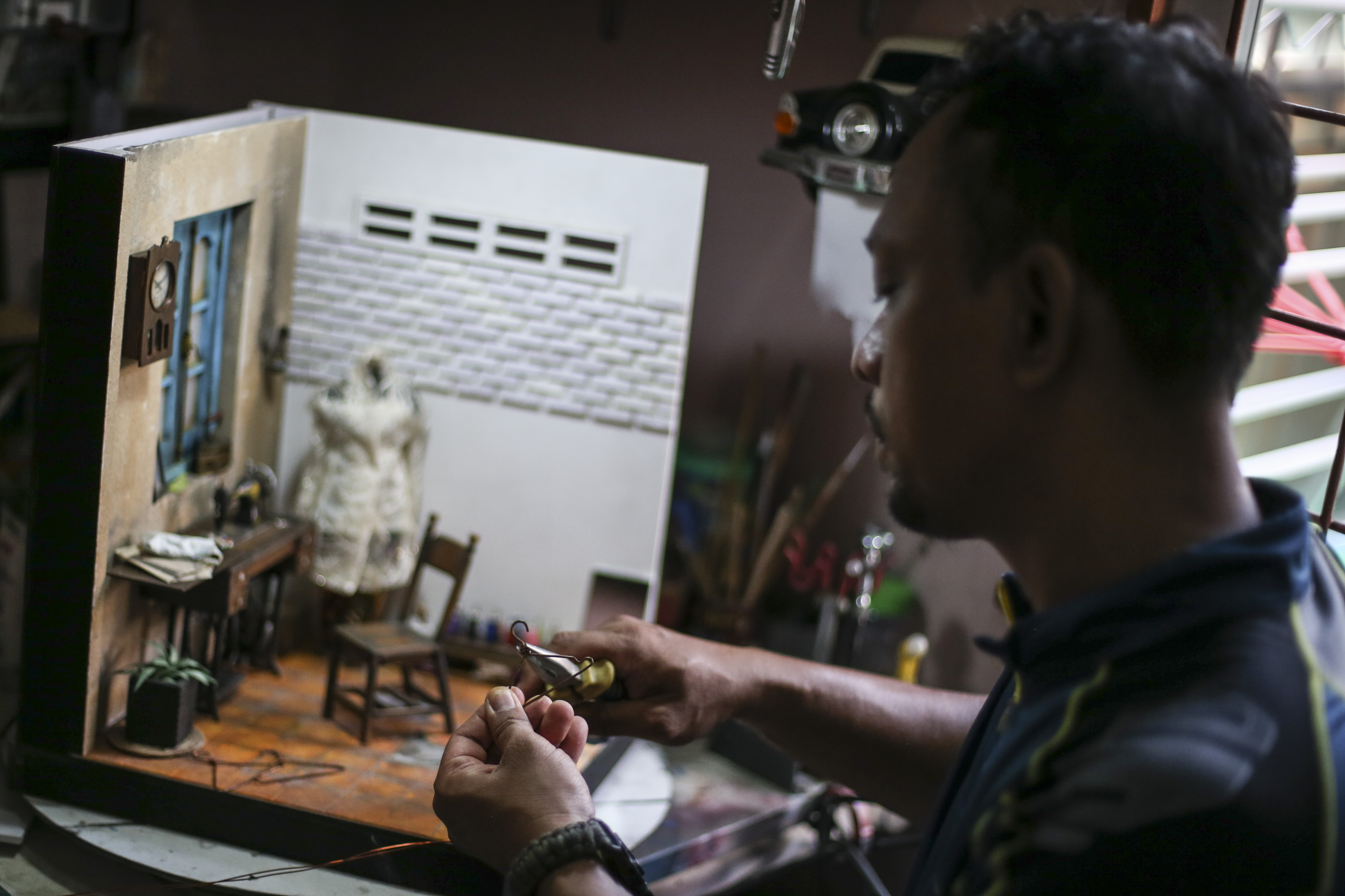 Perajin Diorama Berbahan  PVC Board 