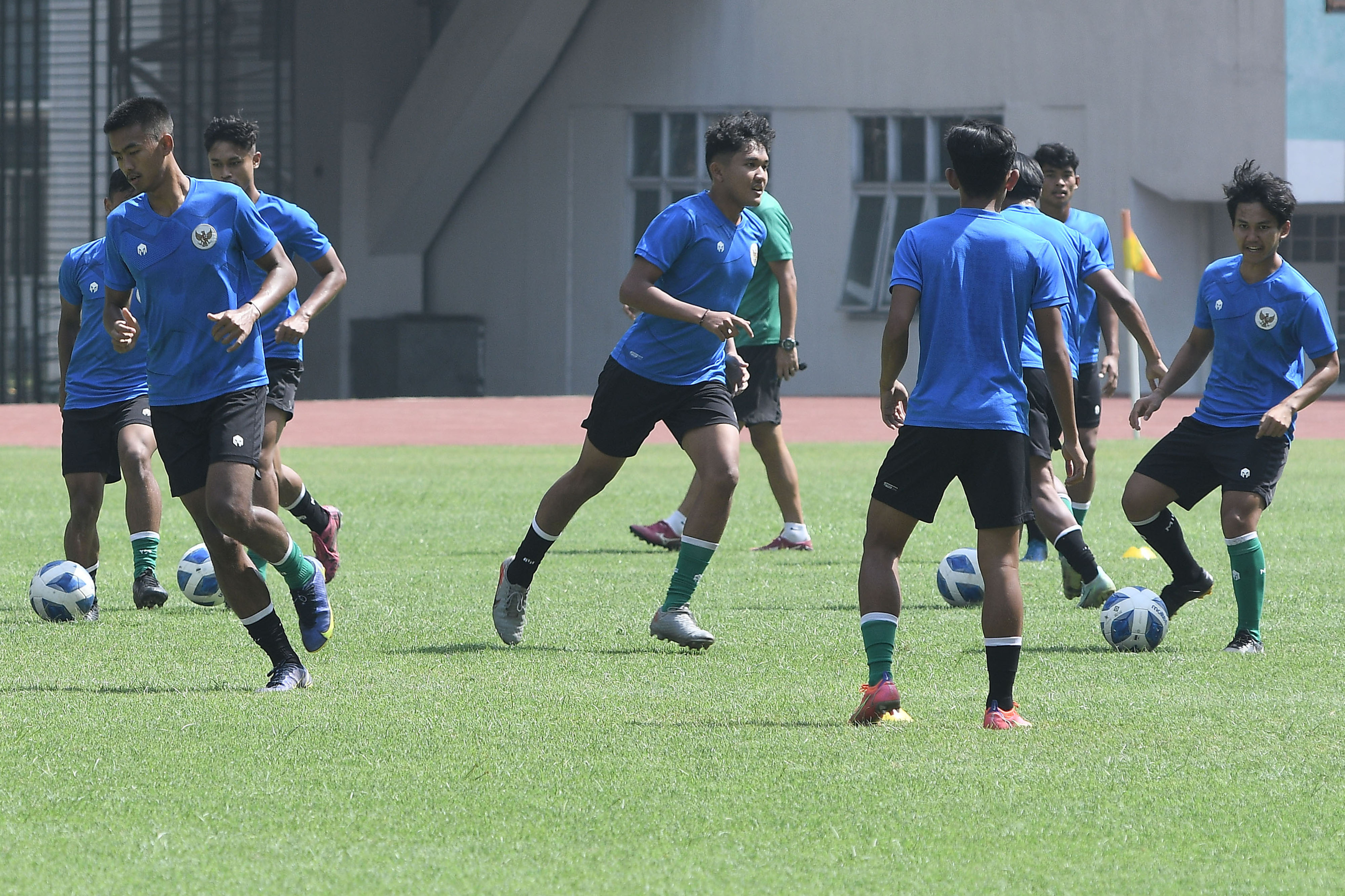 Latihan Timnas U19 Jelang Melawan Vietnam