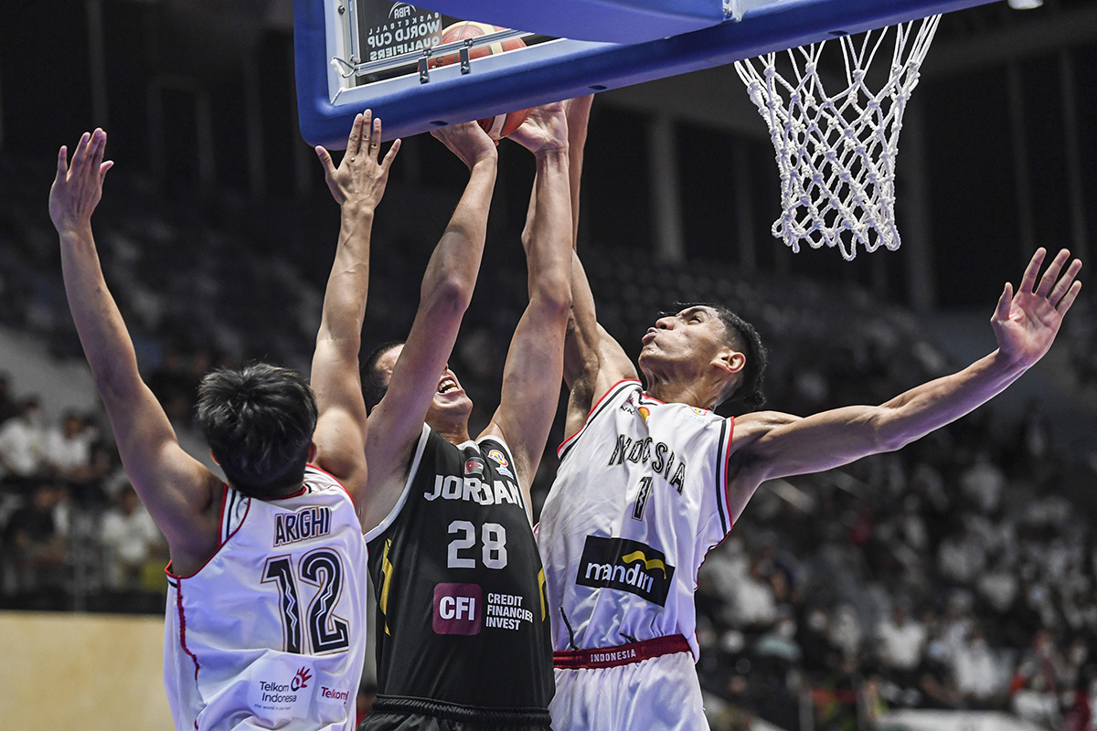 Timnas Basket Indonesia ditekuk Yordania 52-77