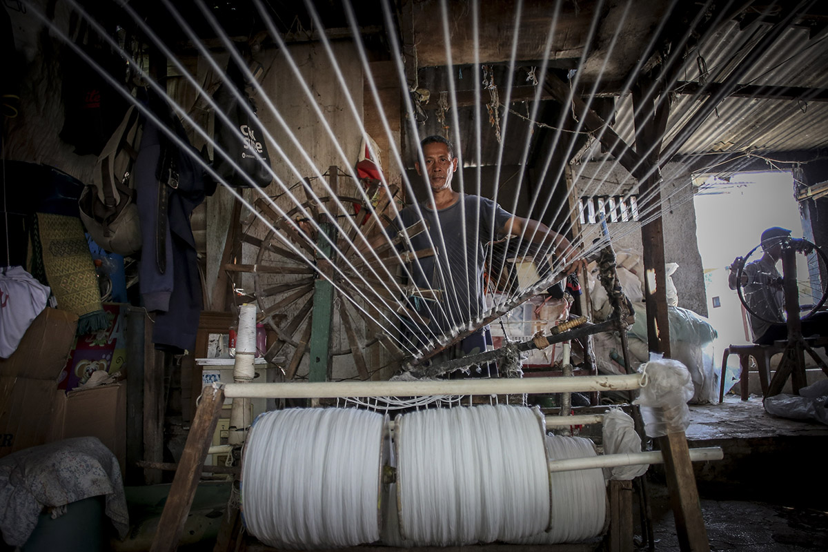 Industri Pemintal Benang di Jakarta