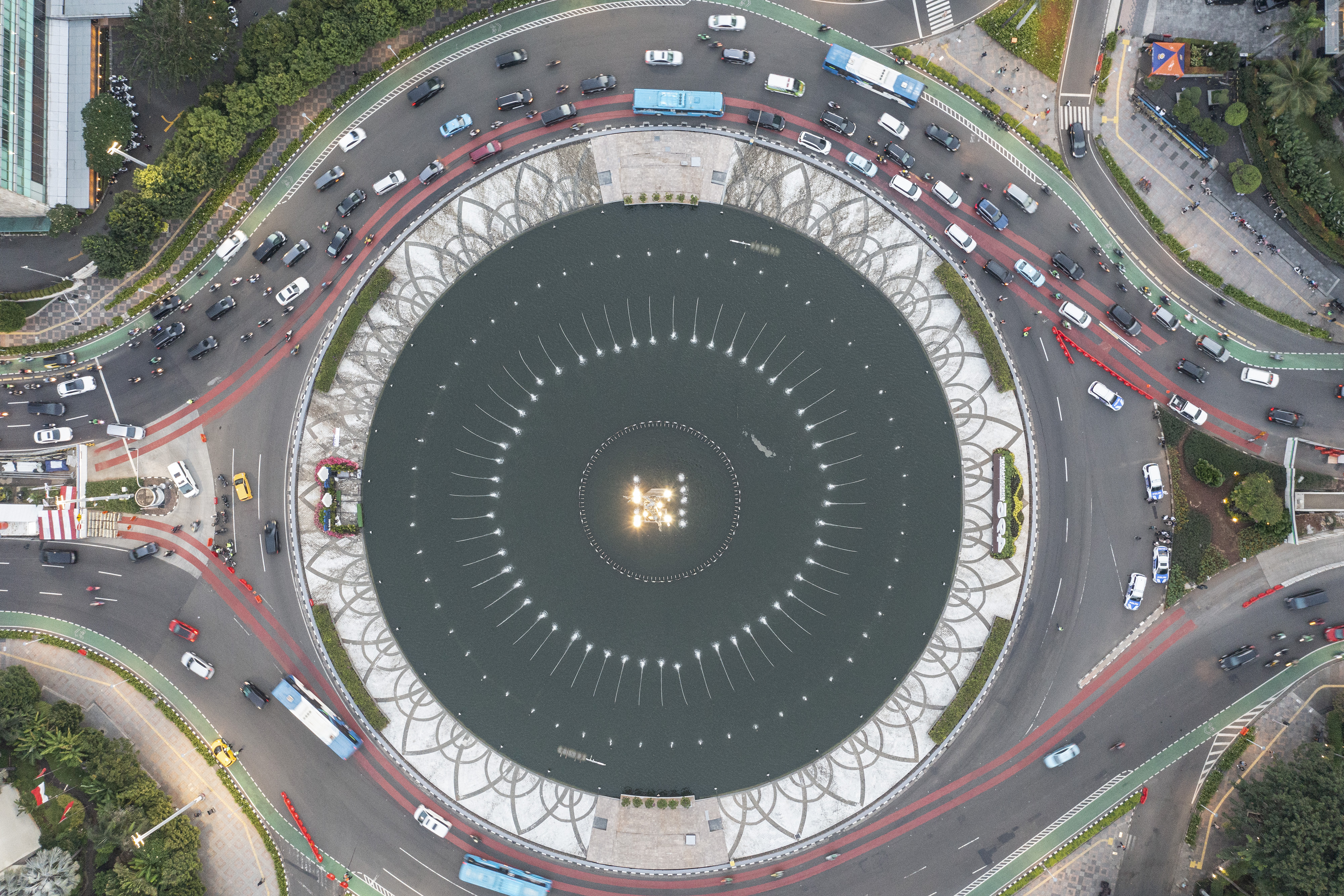 Rekayasa Lalulintas di Bundaran HI Berlaku Permanen