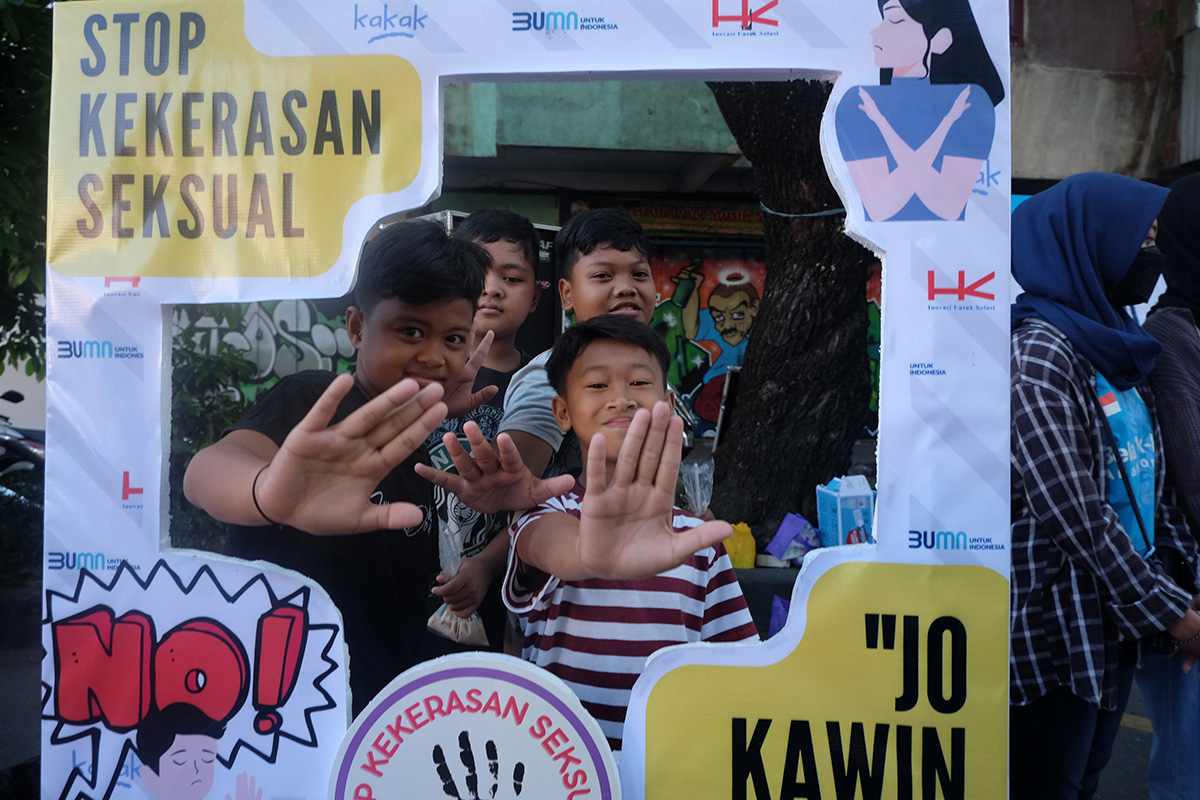 Aksi Memperingati Hari Anak Nasional
