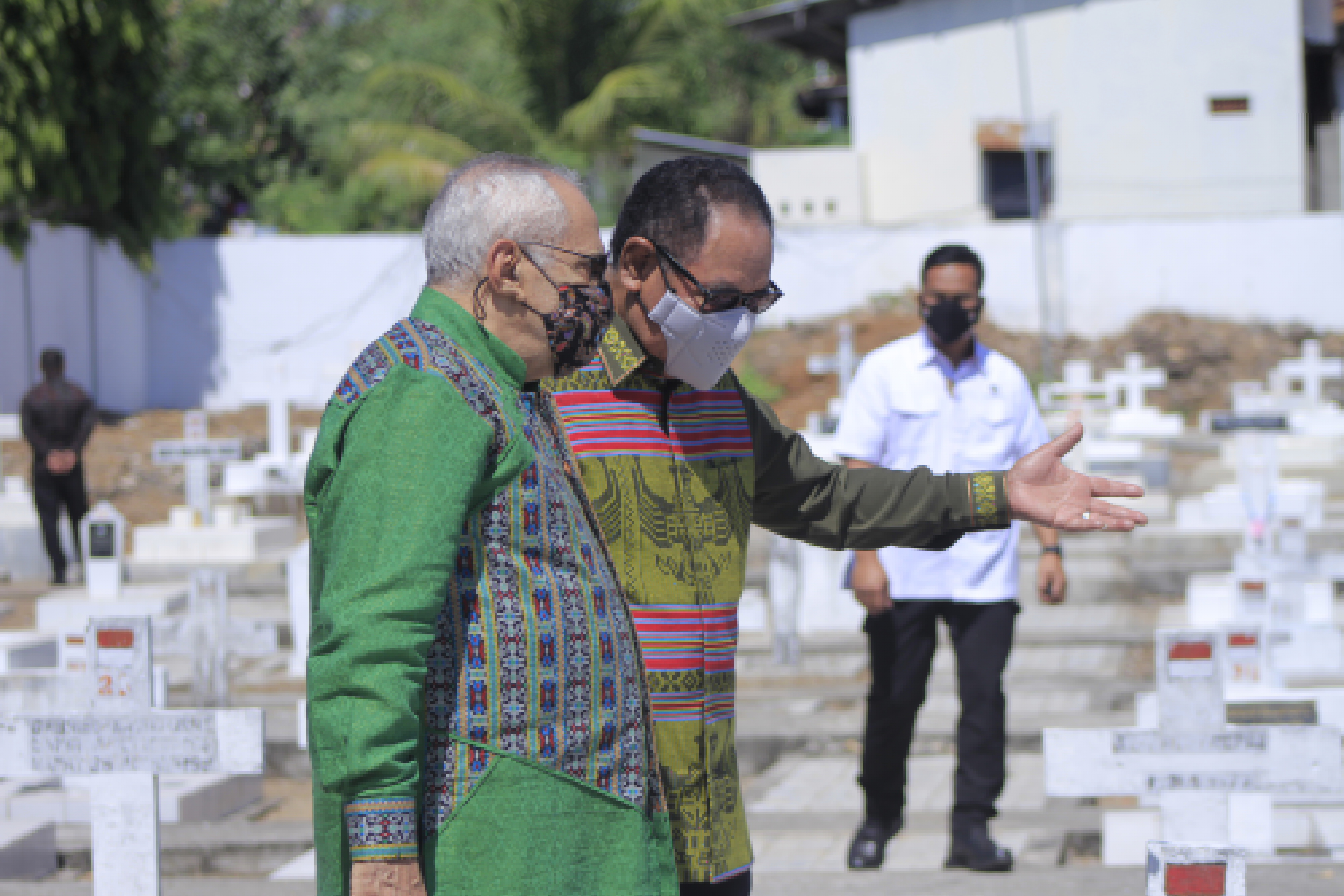 Presiden Timor Leste Ziarah di TMP Kupang