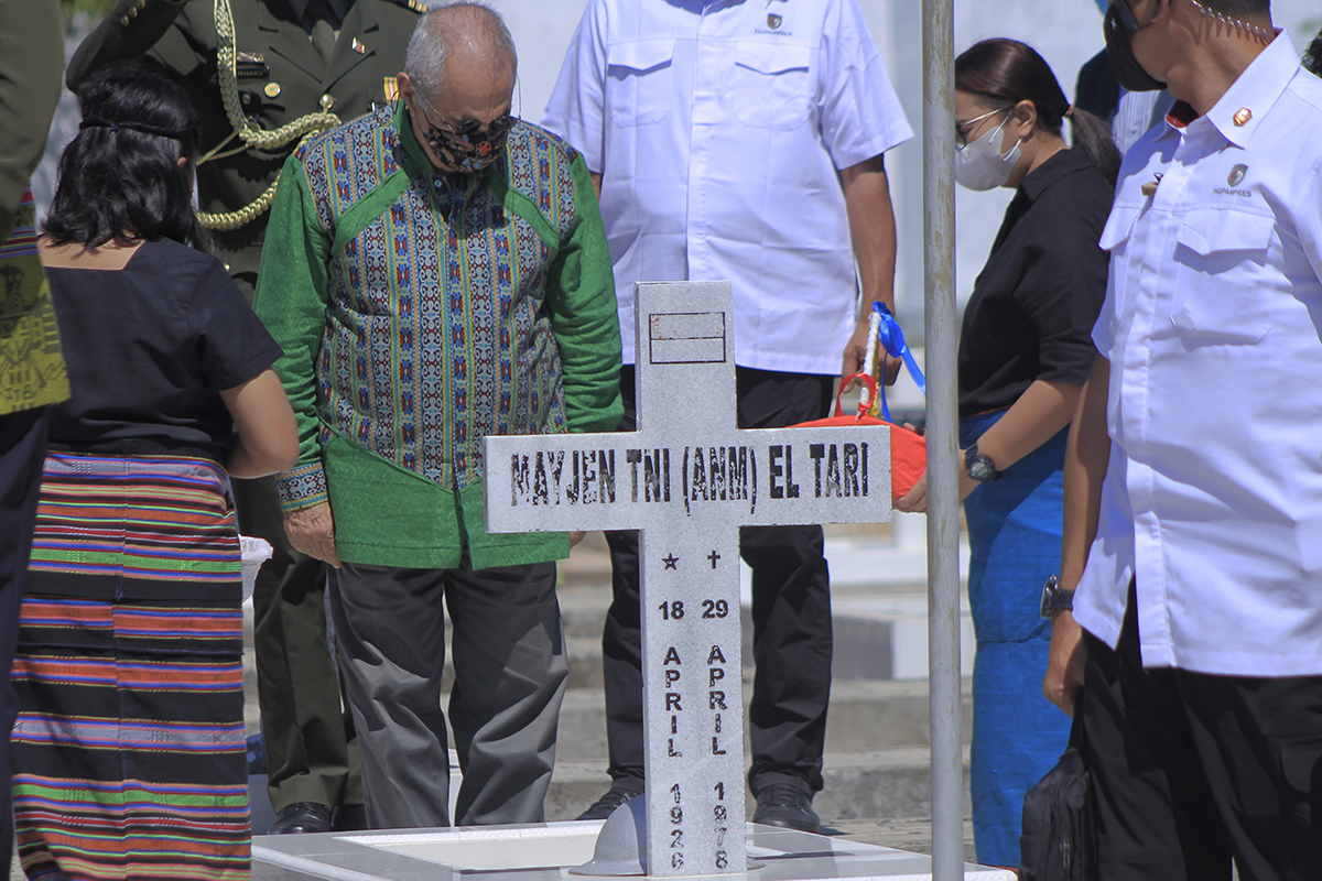 Presiden Timor Leste Ziarah di TMP Kupang