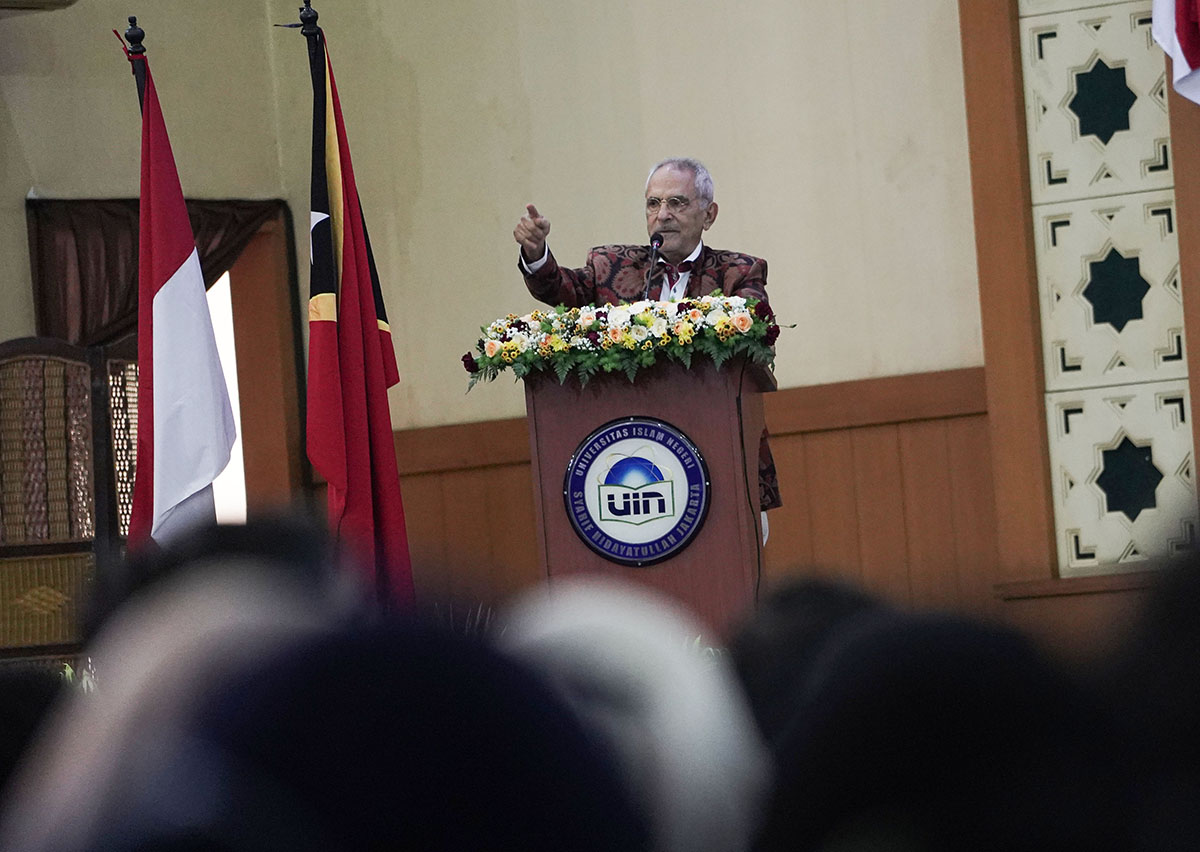 Kuliah Umum Ramos Horta di UIN Syarif Hidayatullah Jakarta