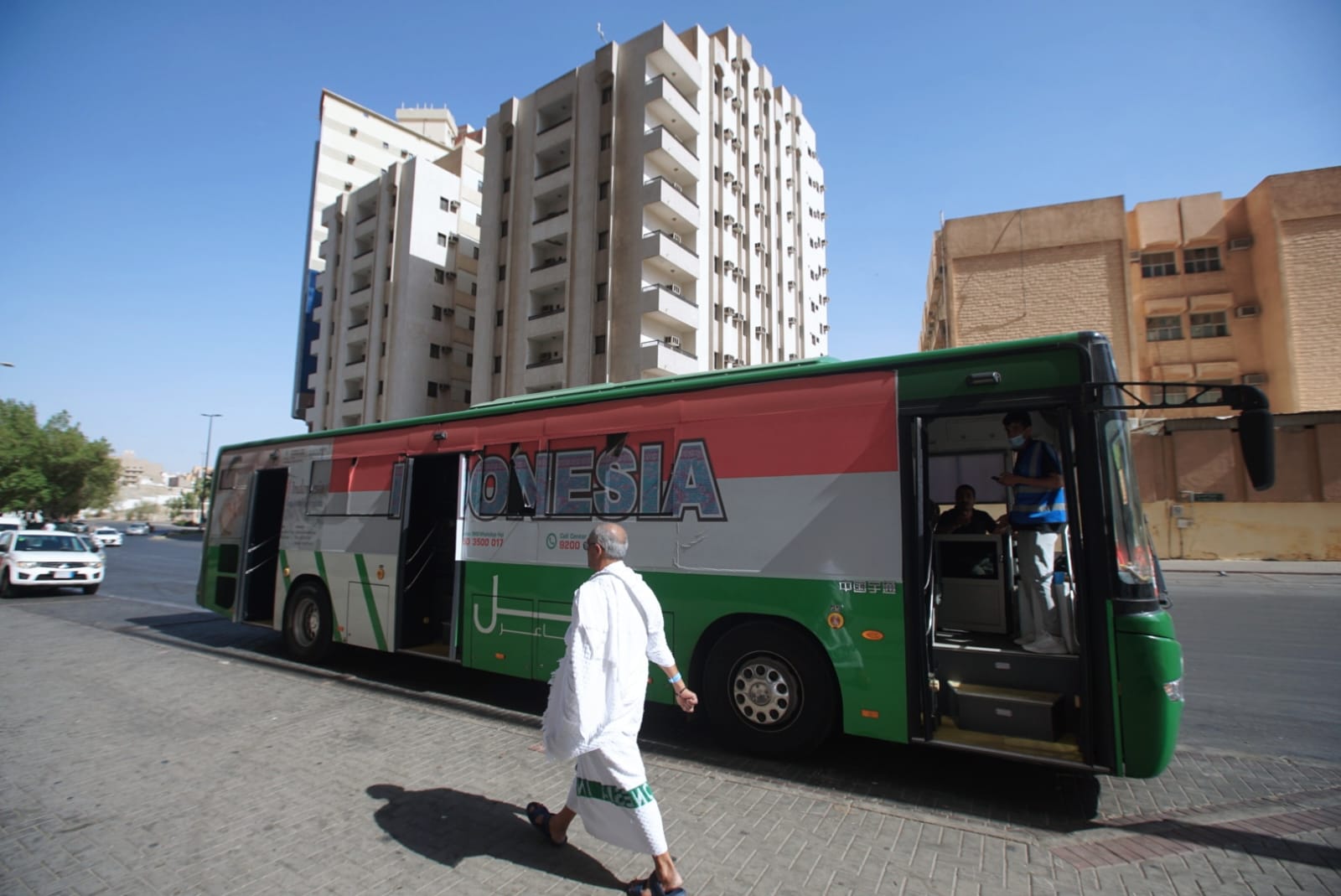 Jamaah Haji Indonesia Berangkat Wukuf di Padang Arafah