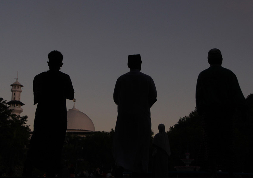 Salat Idul Adha Warga Muhammadiyah Di Malang
