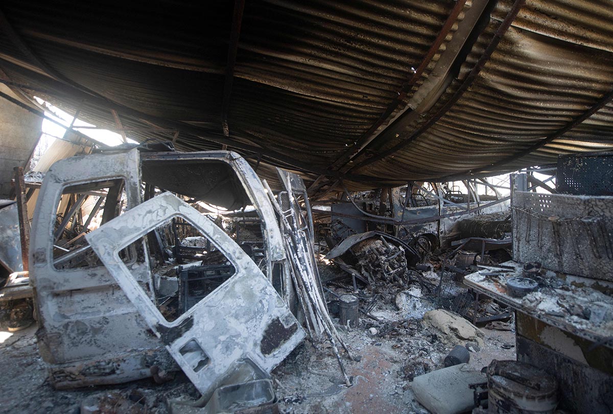 Kebakaran di Verin, Spanyol