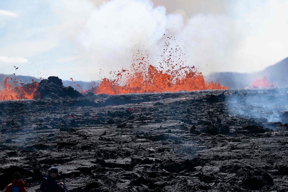 Erupsi Gunung Berapi di Reykjavik Islandia