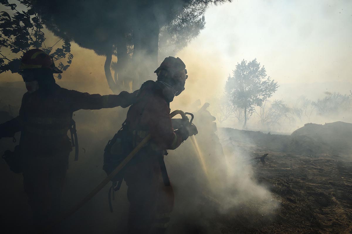 Kebakaran di Verin, Spanyol