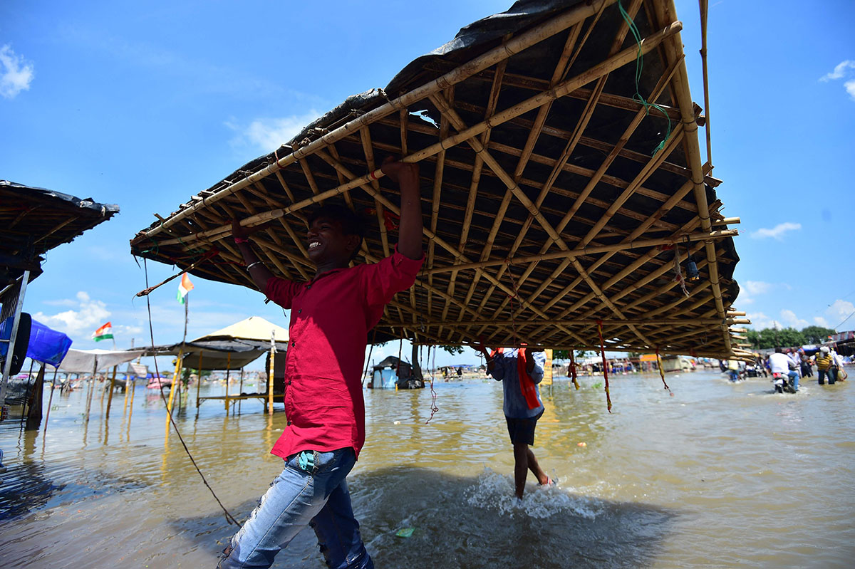 Banjir di India Renggut 50 Nyawa