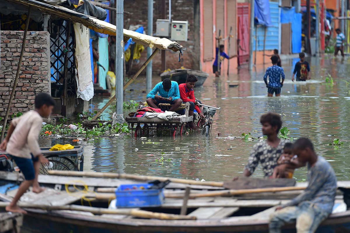 Banjir di India Renggut 50 Nyawa