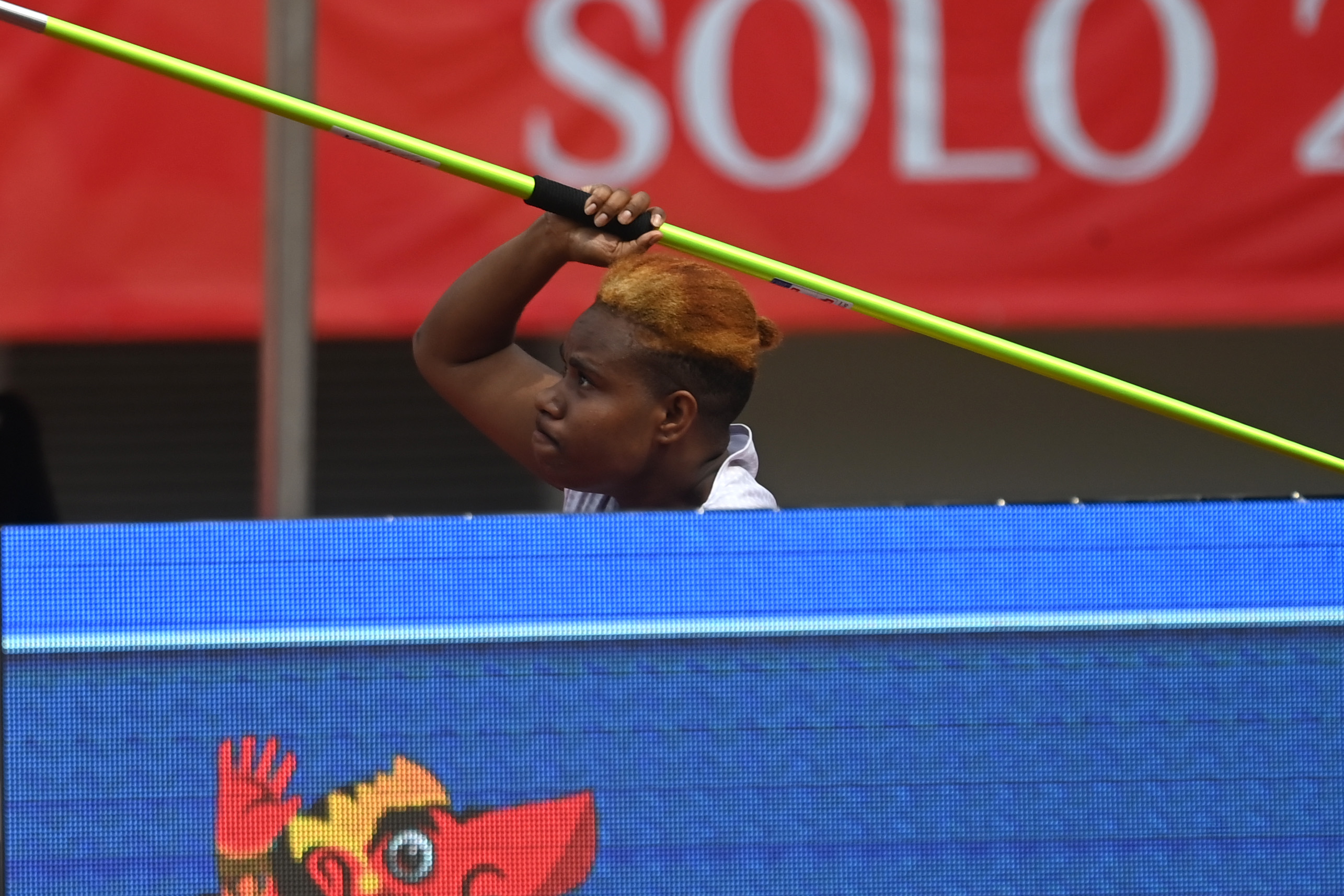 Maria Wilil Sumbang Emas Lempar Lermbing  APG 2022