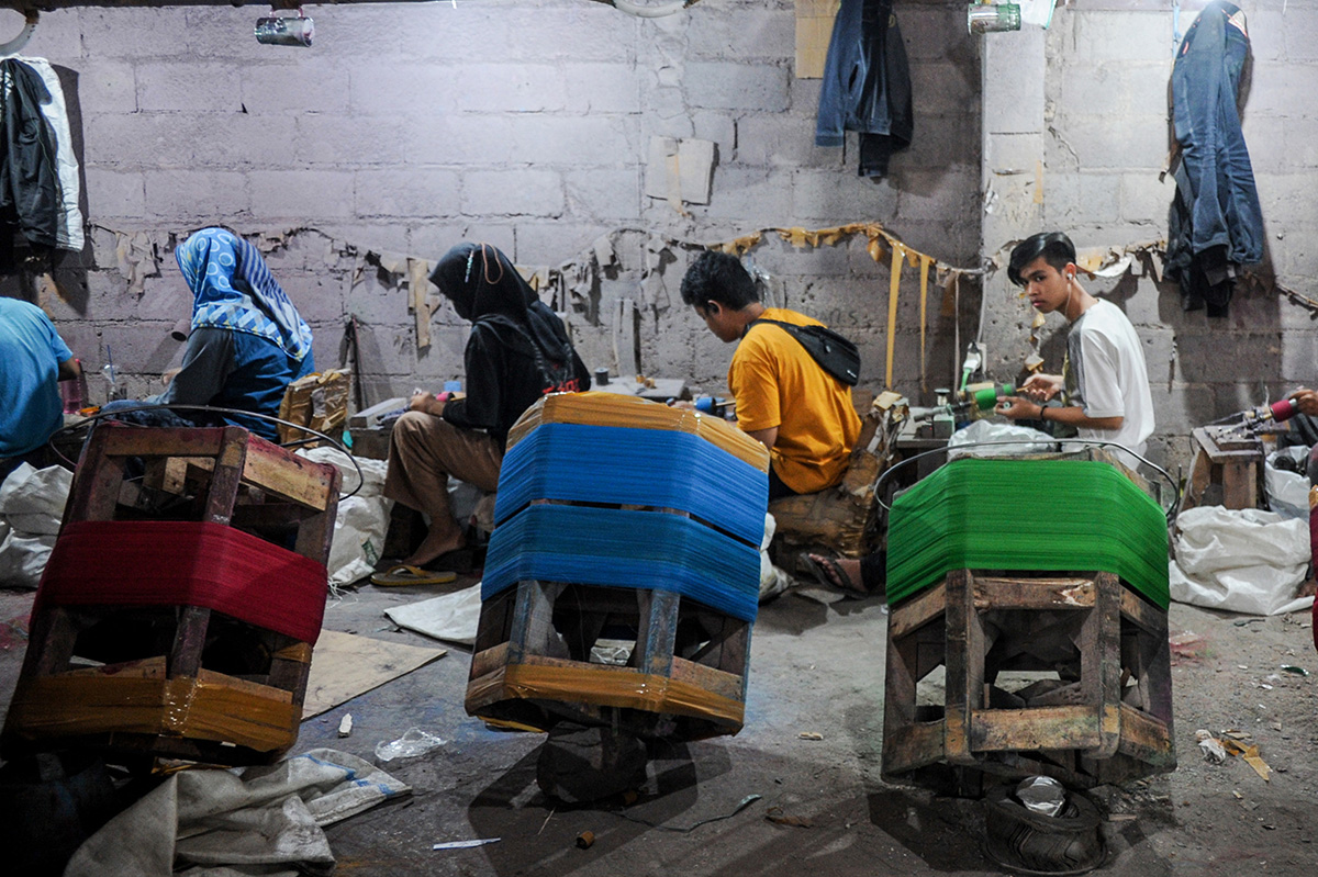 Produksi Benang Gelasan Layangan