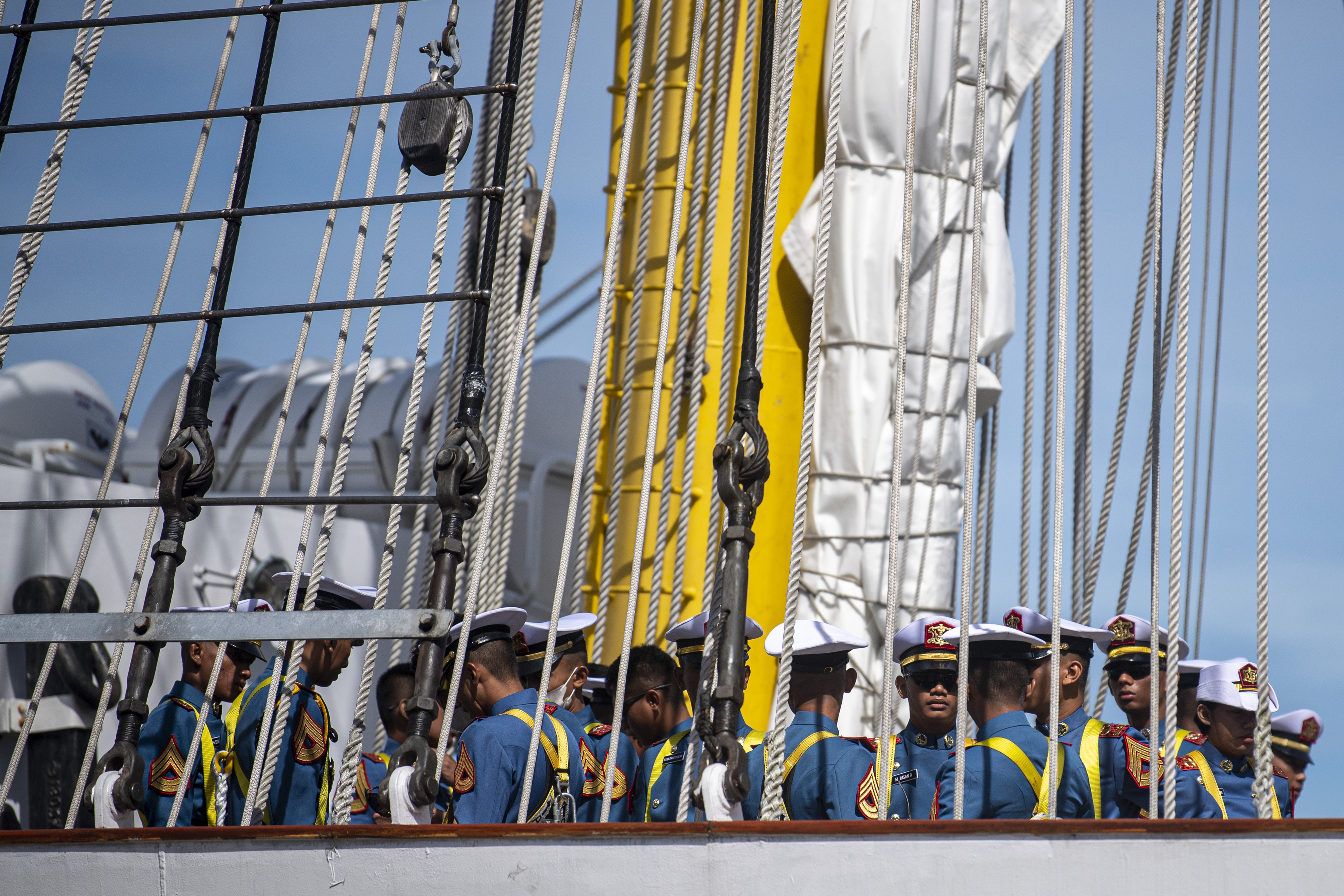 KRI Bima Suci Menuju Tual