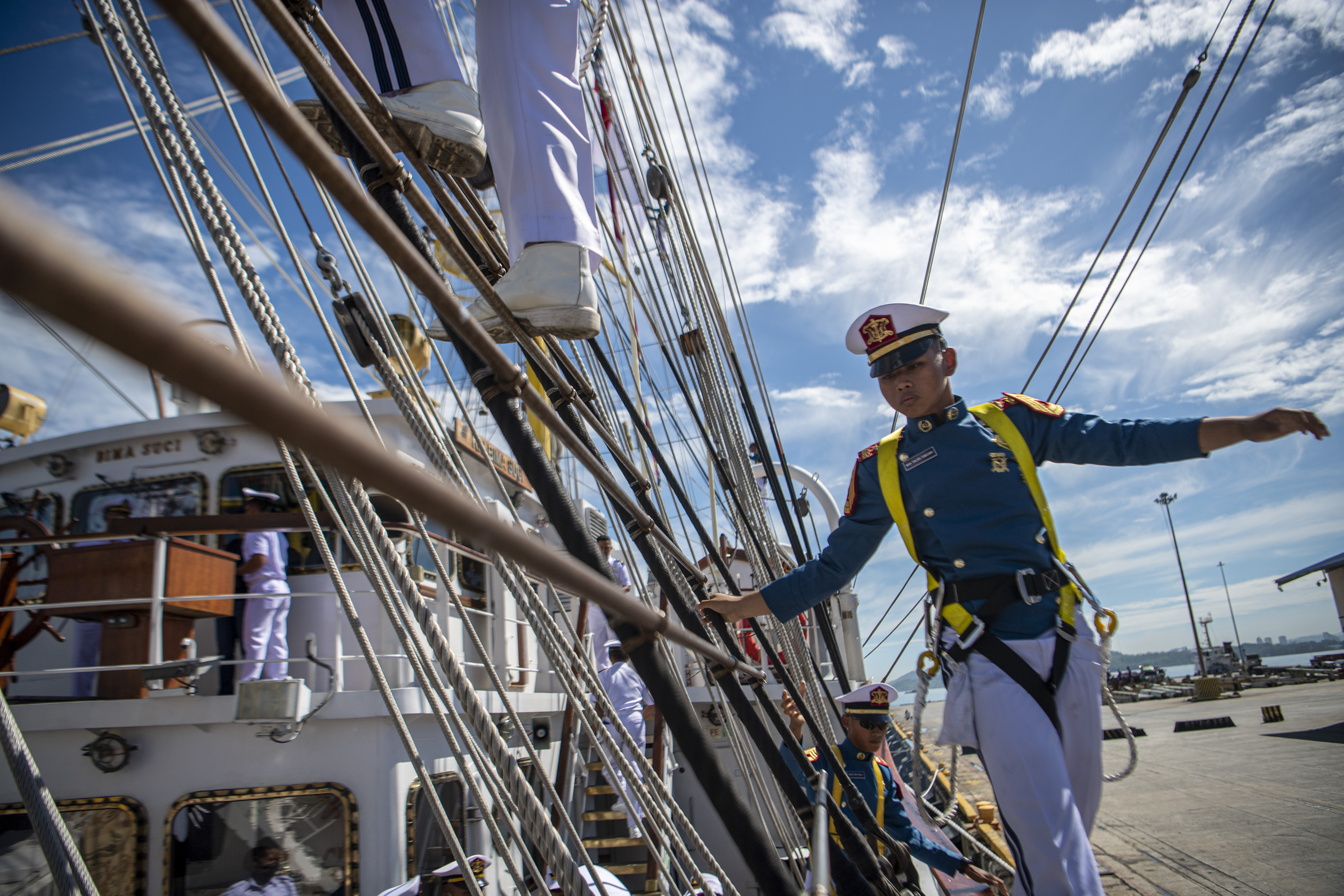 KRI Bima Suci Menuju Tual