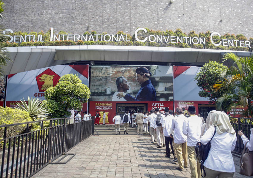 Pembukaan Rapimnas Partai Gerindra 2022