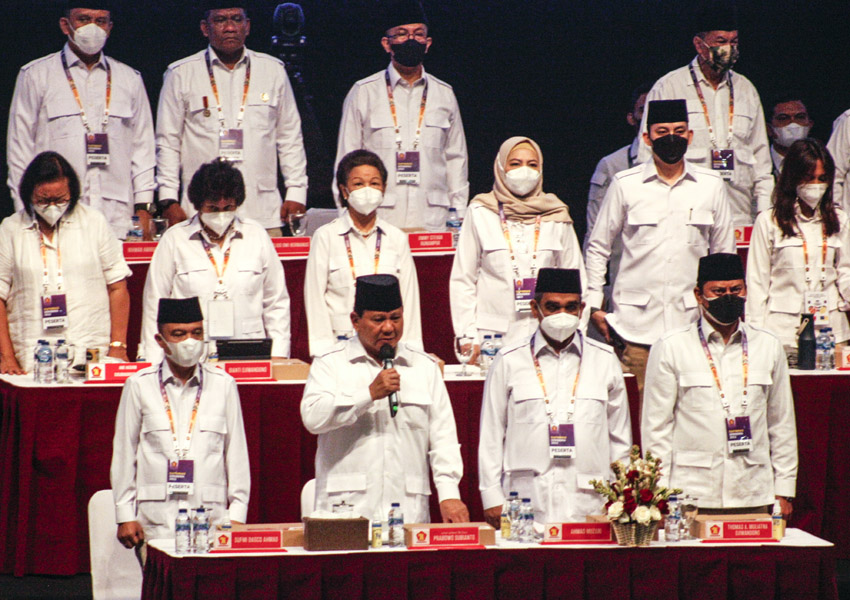 Pembukaan Rapimnas Partai Gerindra 2022