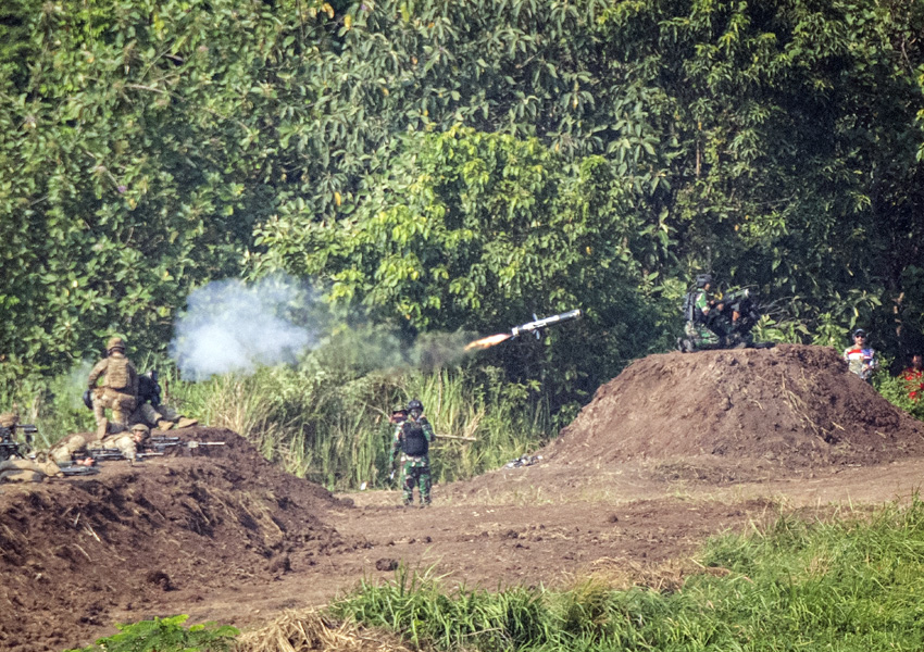 Evakuasi Medis Dalam Puncak Latma Super Garuda Shiled 2022