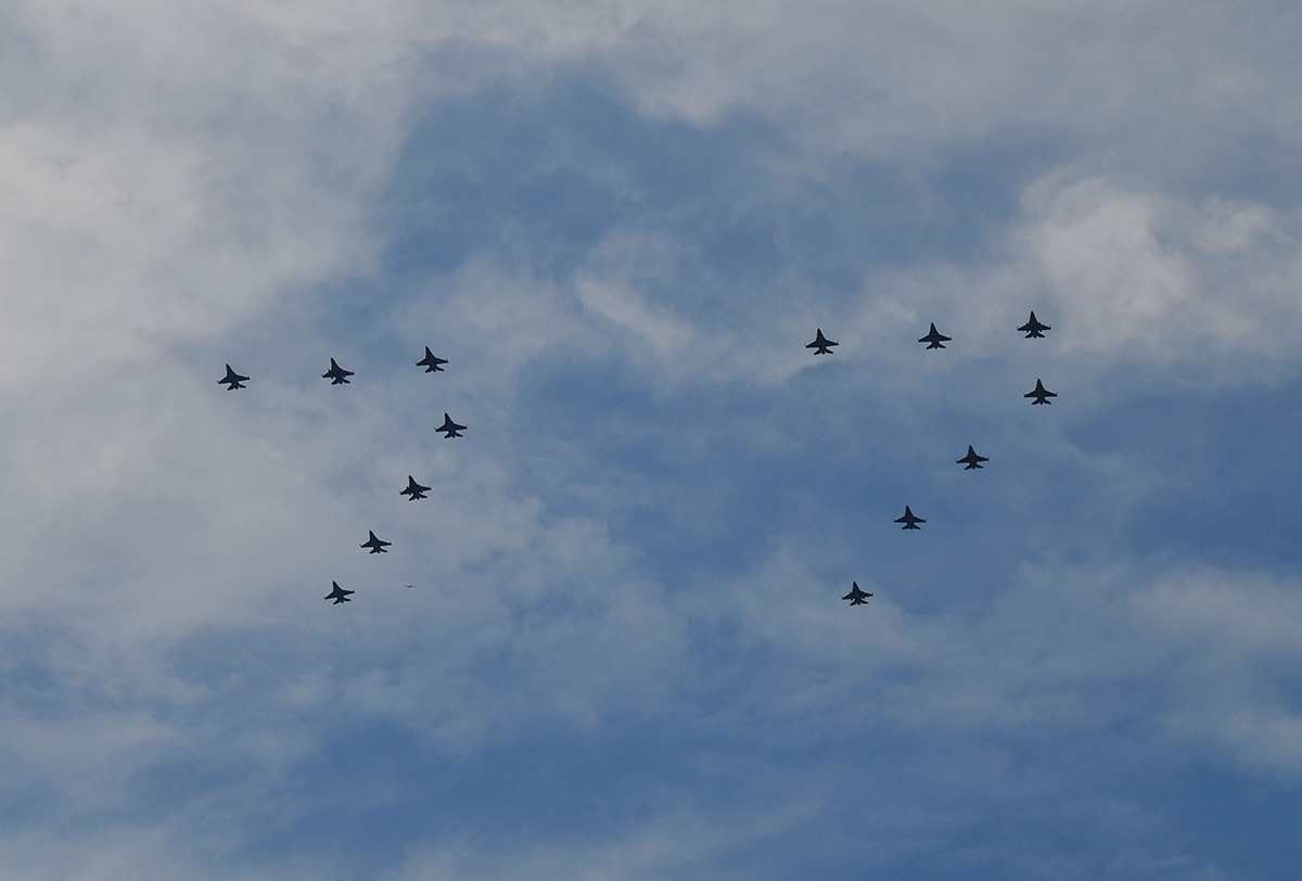 Gladi Upacara HUT ke-77 kemerdekaan RI 