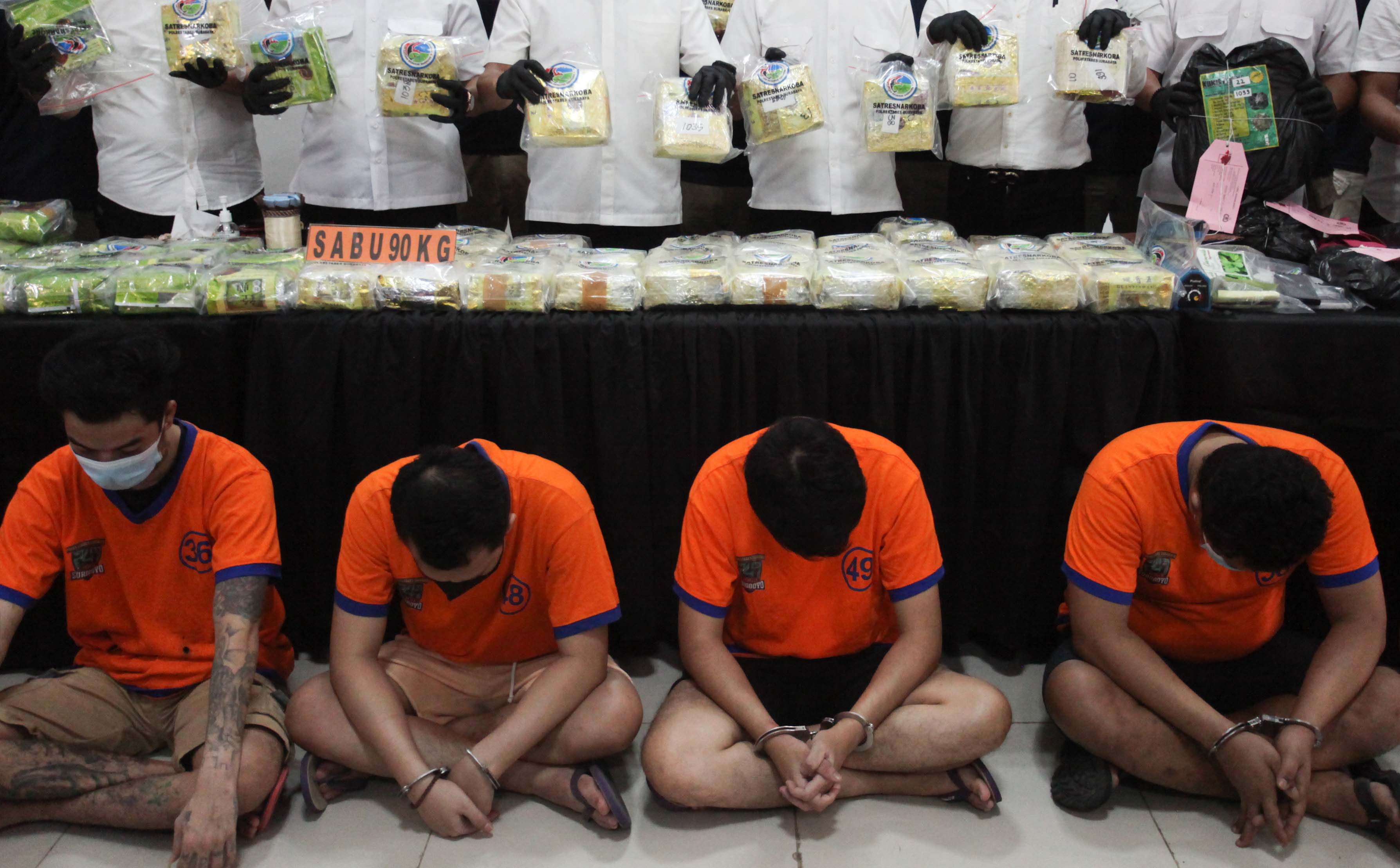 Kasus Peredaran Narkoba di Jawa Timur