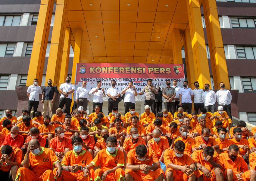 Polda Riau Ungkap Tindak Pidana Perjudian