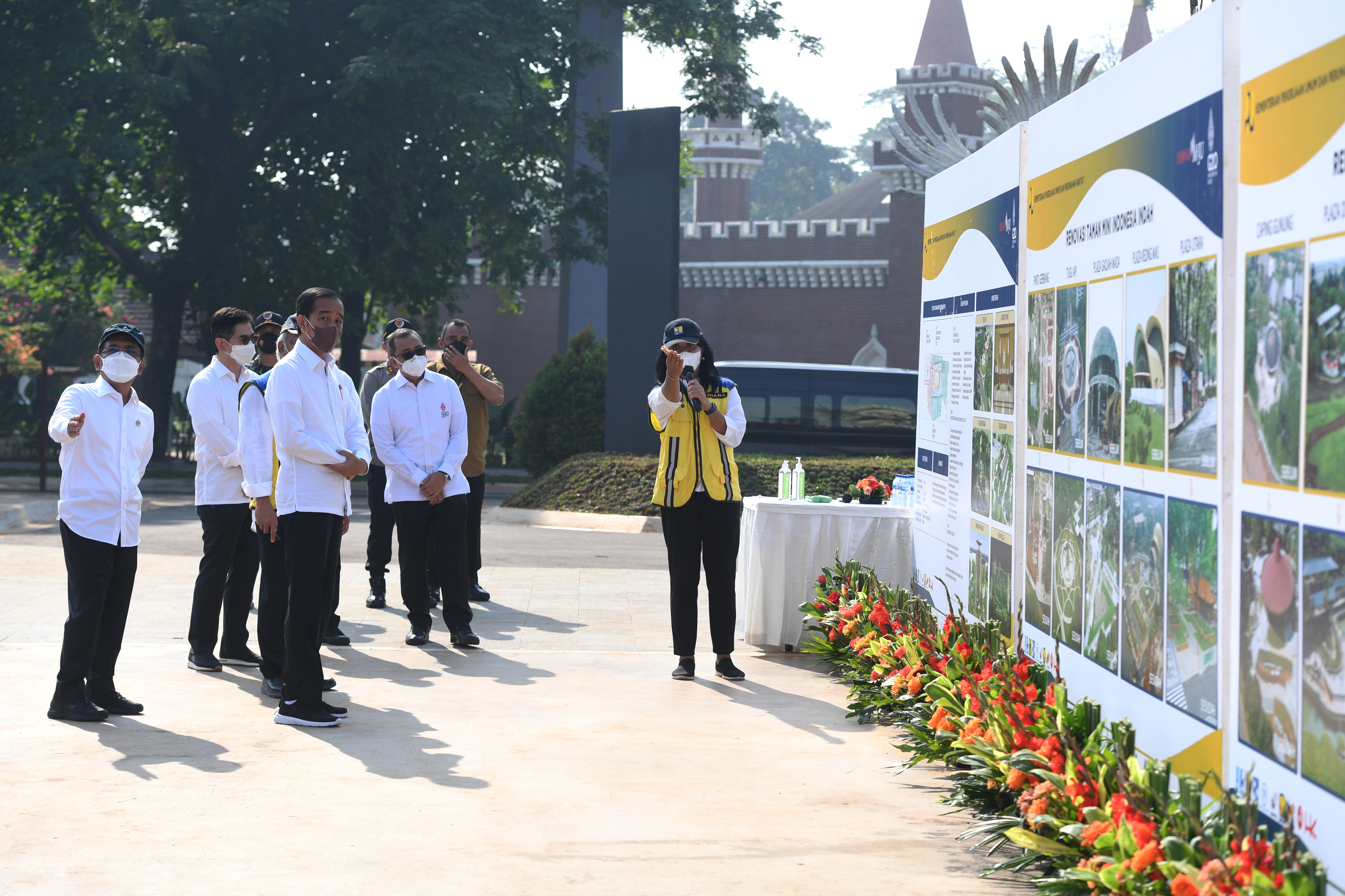 Presiden Tinjau Revitalisasi TMII
