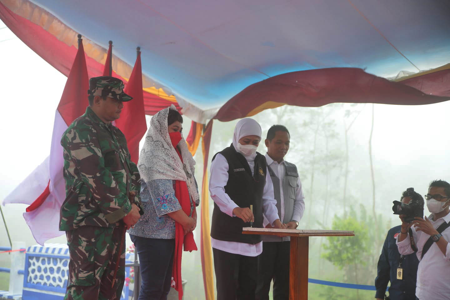 Peresmian Jembatan Untuk Mendukung Penguatan UMKM