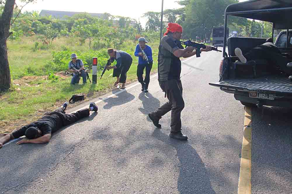 Latihan Terintegrasi Pengamanan Teritorial 