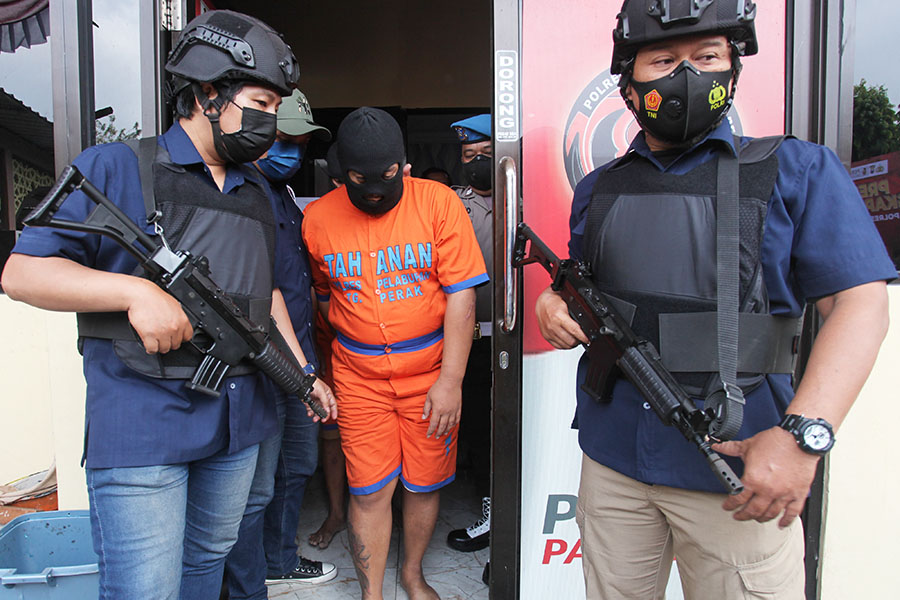 Polres Tanjung Perak Sita sabu 36,3 kg ekstasi 4.997 butir