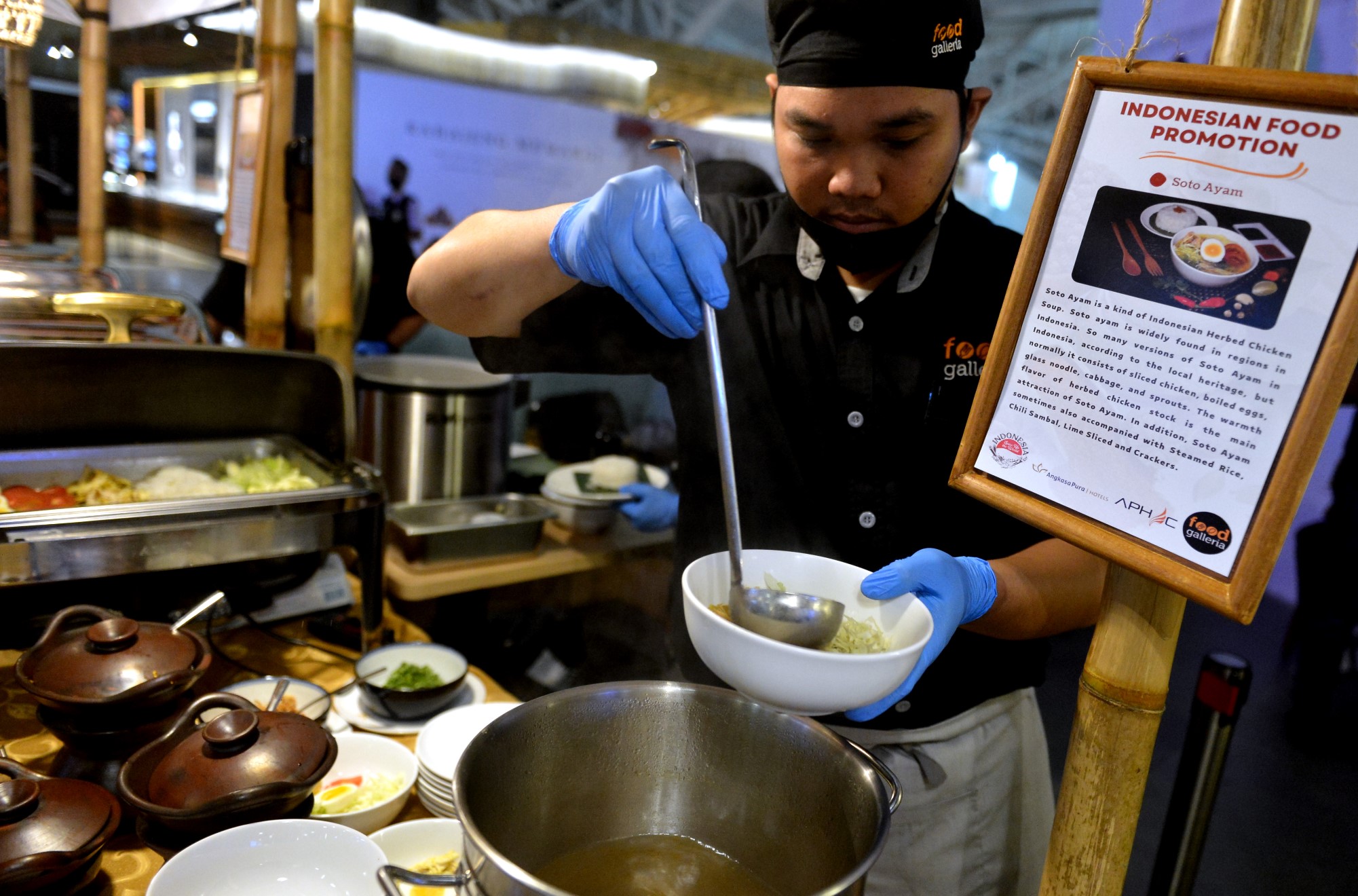 Indonesia Spice Up The World di Terminal Keberangkatan Internasional Bandara Internasional I Gusti Ngurah Rai Bali