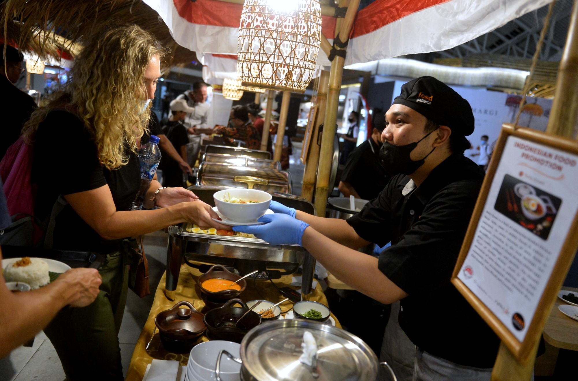 Indonesia Spice Up The World di Terminal Keberangkatan Internasional Bandara Internasional I Gusti Ngurah Rai Bali