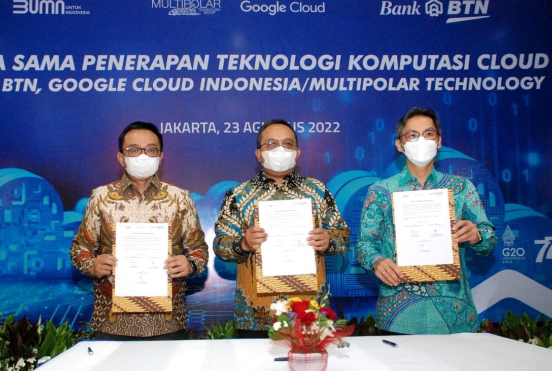 BTN Gandeng Google Terapkan Teknologi Komputasi Cloud