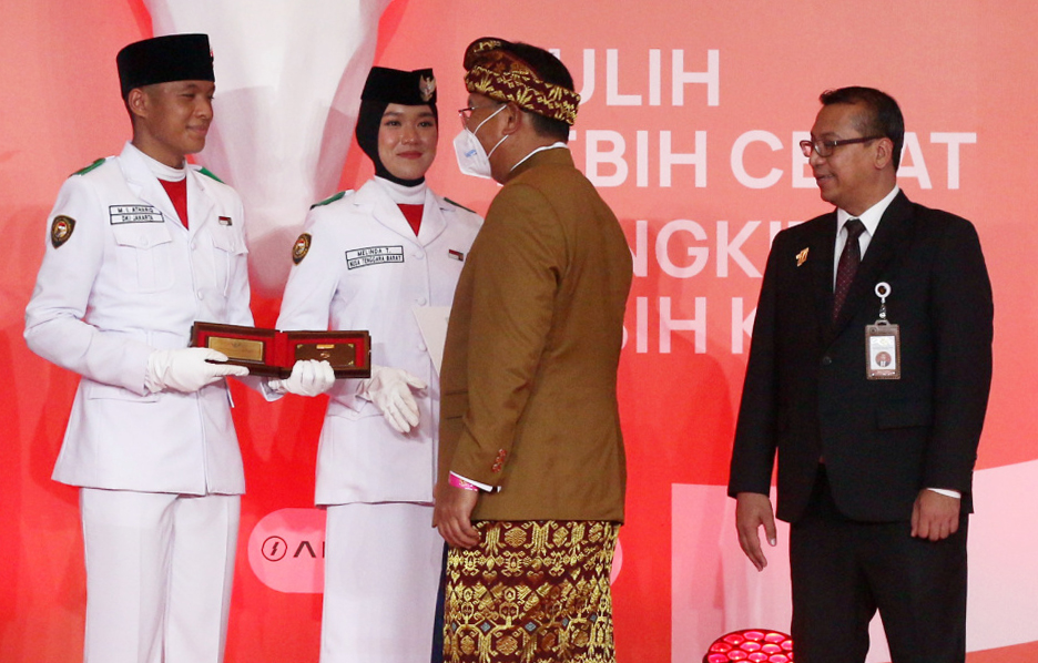 Apresiasi Bank Mandiri untuk Tim Paskibraka Nasional 2022