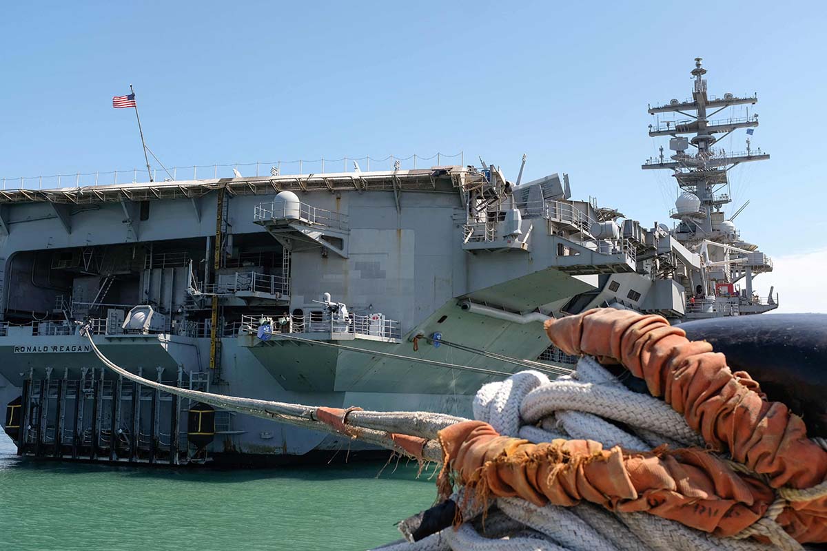 Kapal Induk AS Singgah di Korea Selatan