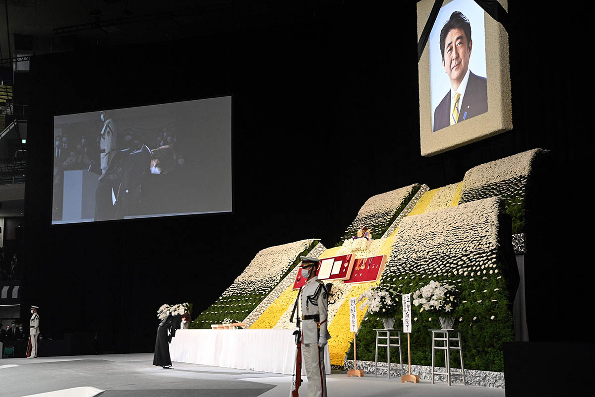 Prosesi Pemakaman Shinzo Abe
