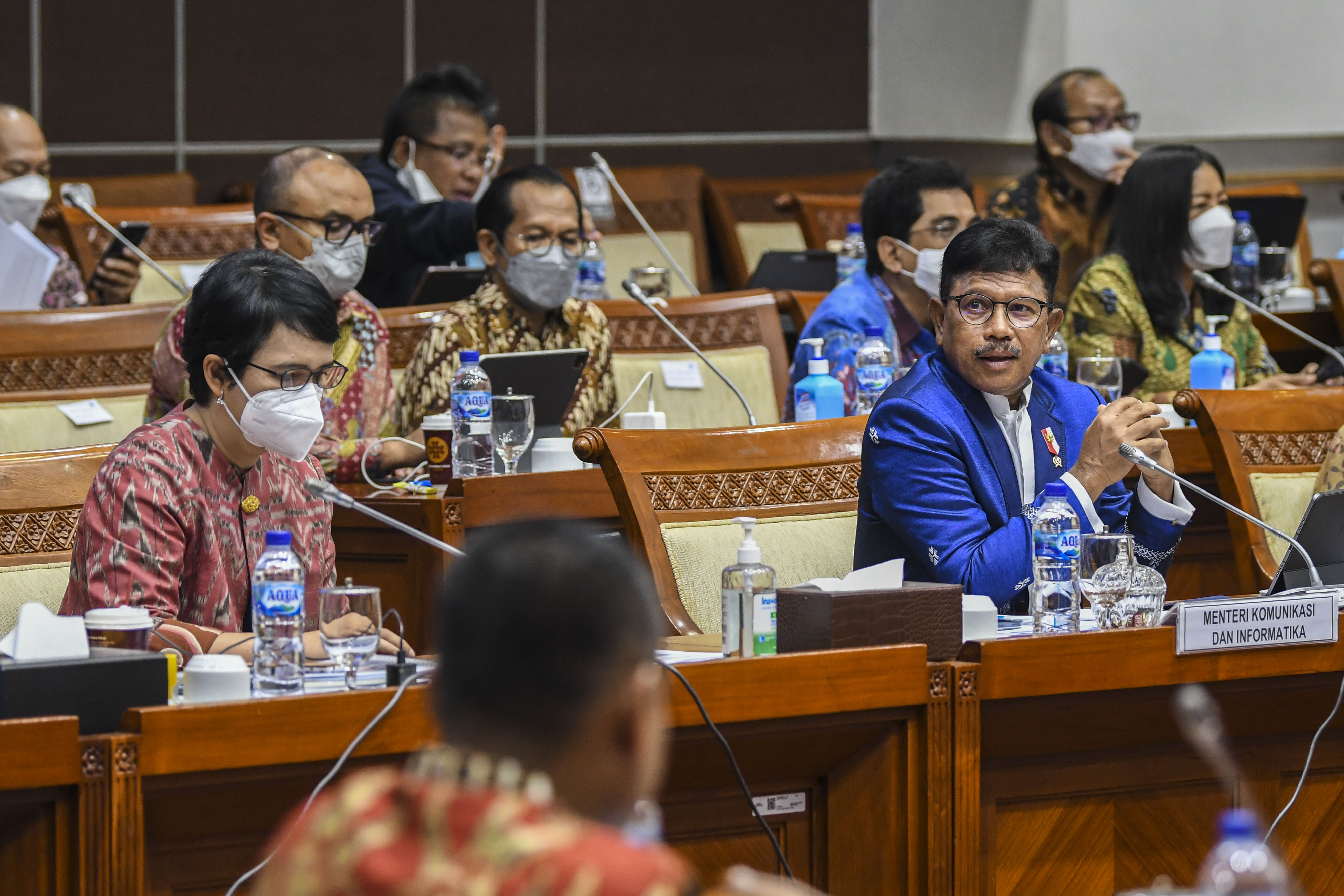 Rapat Kerja Komisi I DPR dengan Kemkominfo