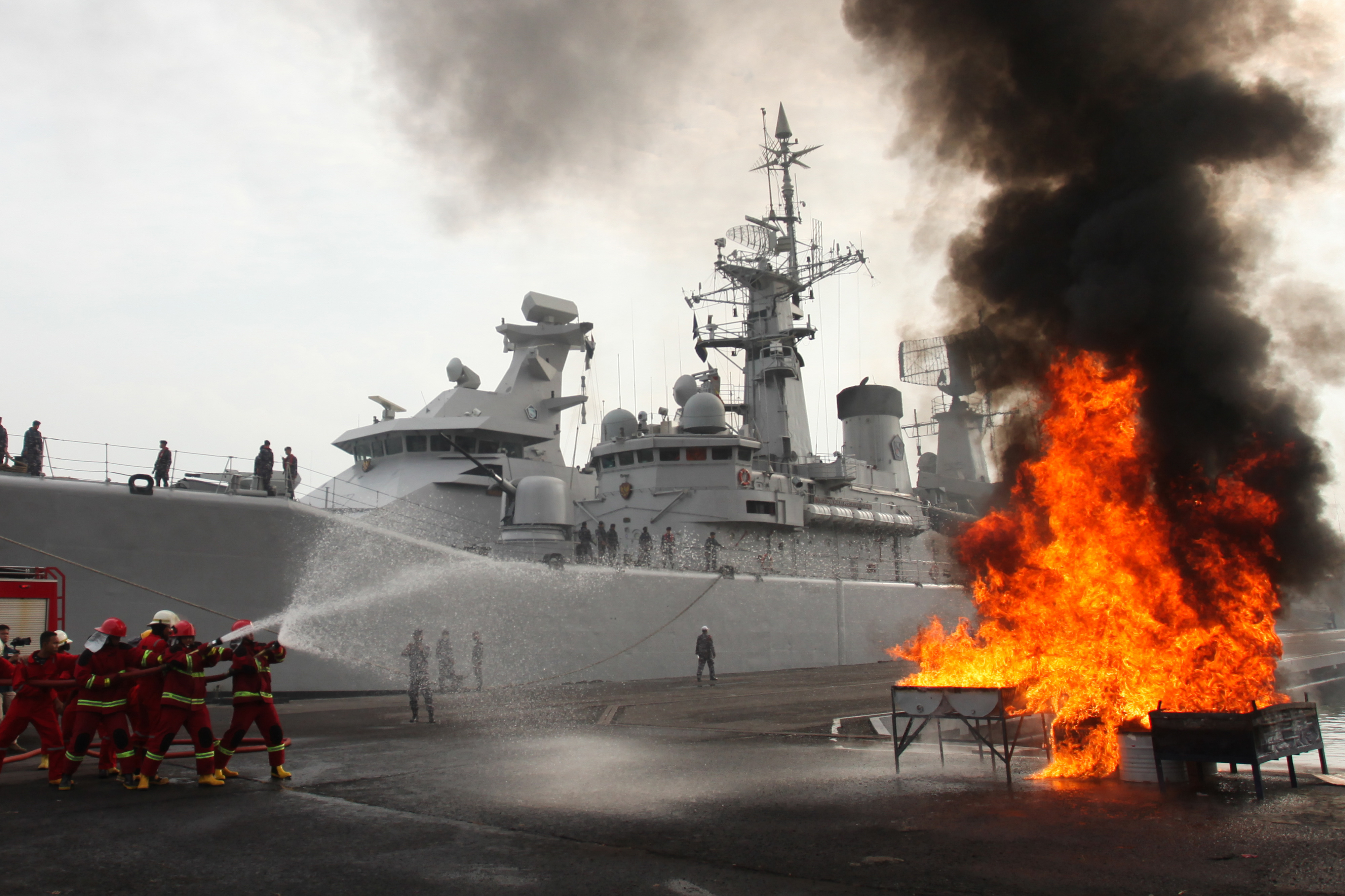 Latihan Pertahanan Pangkalan Armada Siaga