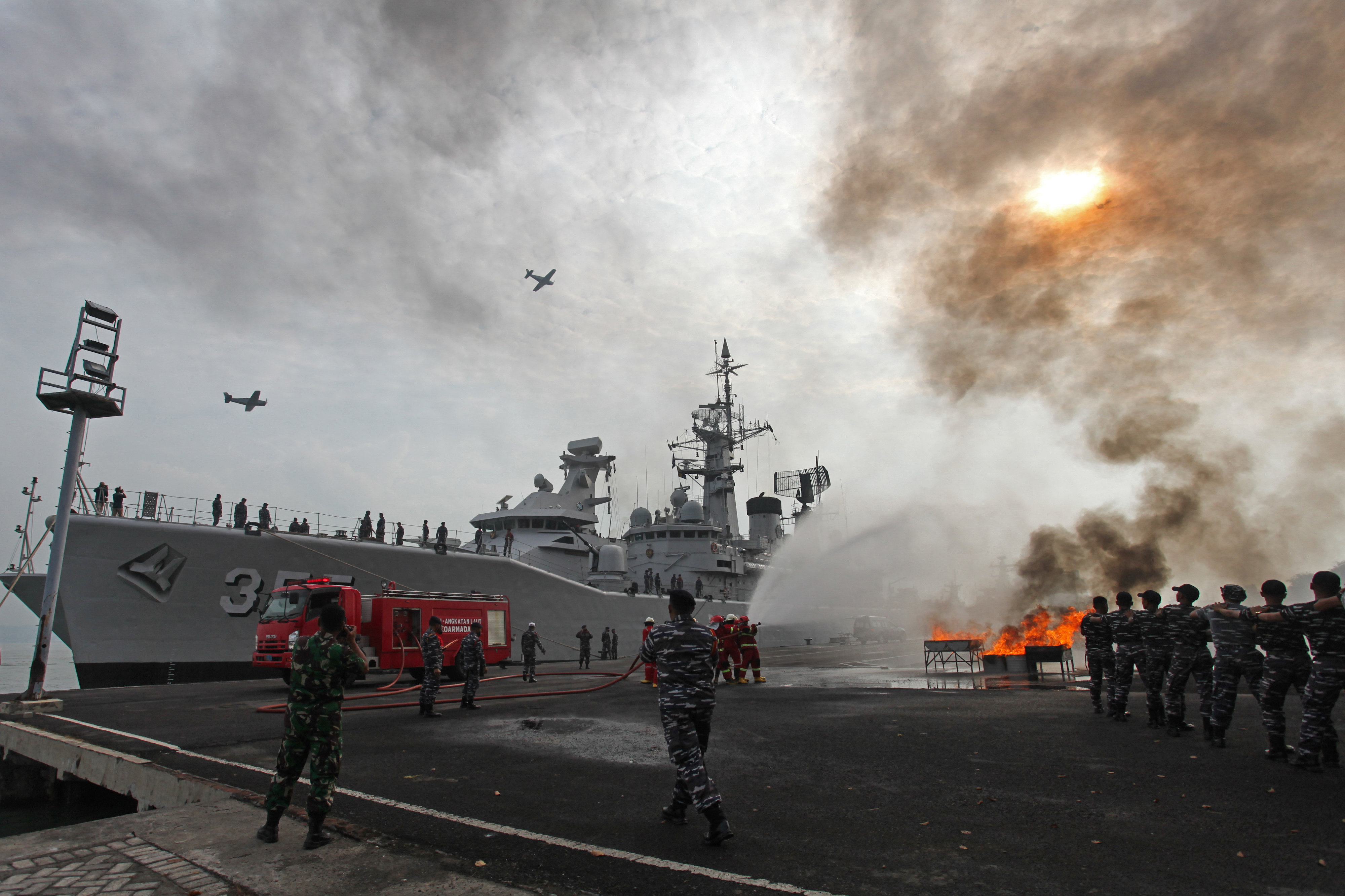 Latihan Pertahanan Pangkalan Armada Siaga