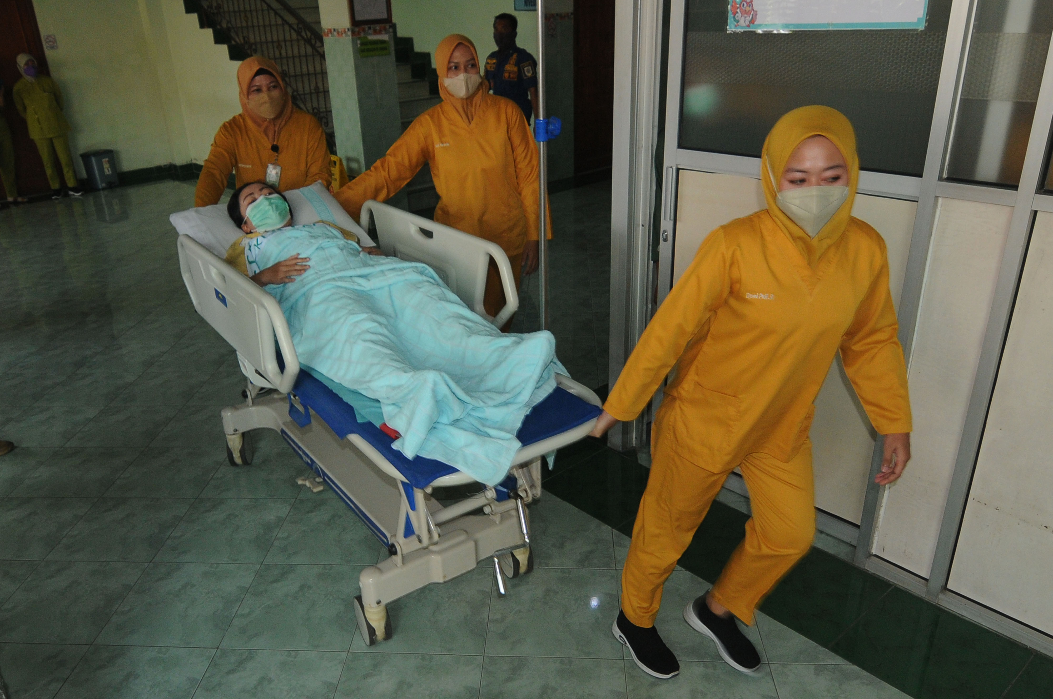 Simulasi Penanggulangan Kebakaran di Rumah Sakit