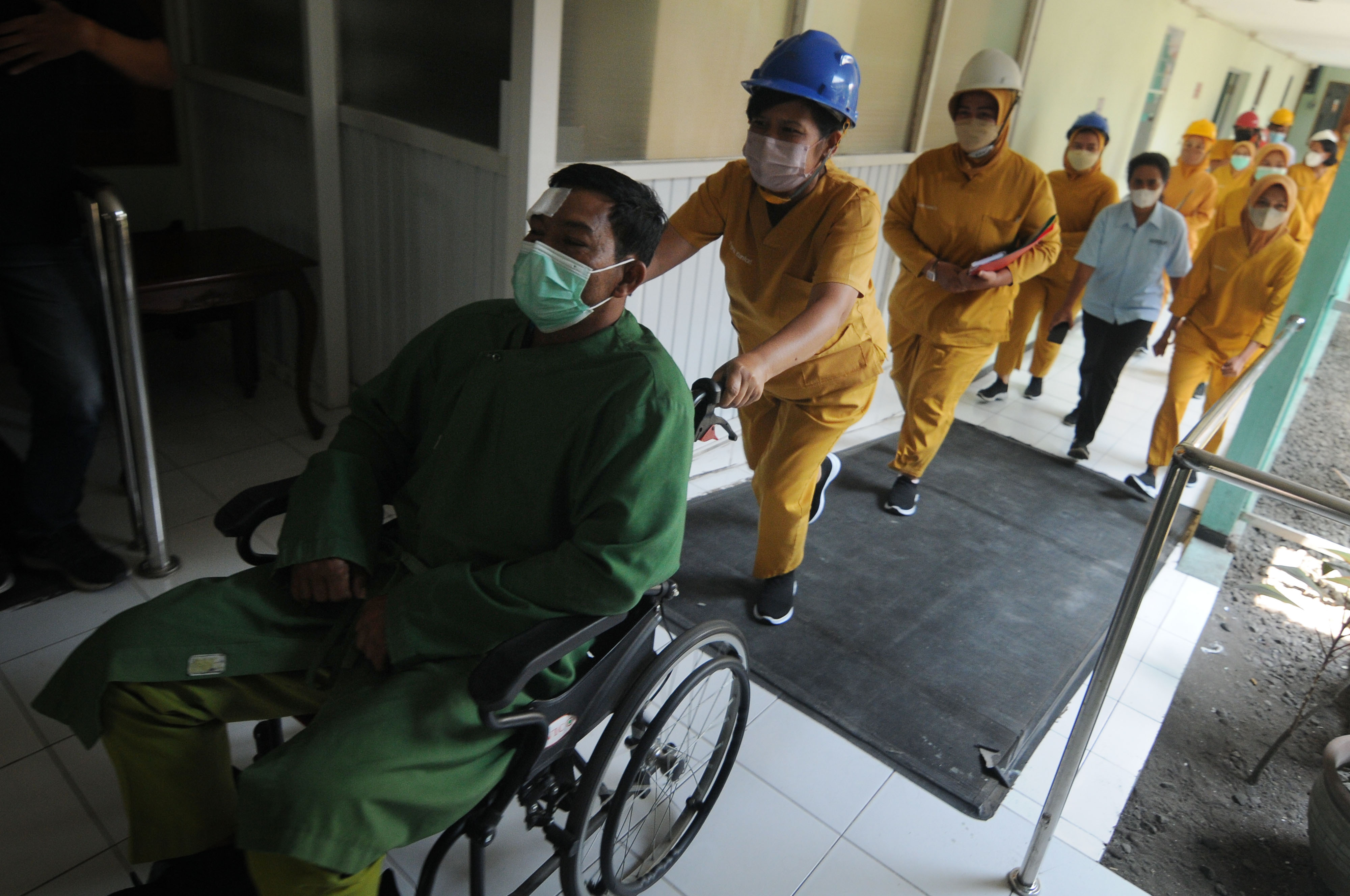 Simulasi Penanggulangan Kebakaran di Rumah Sakit