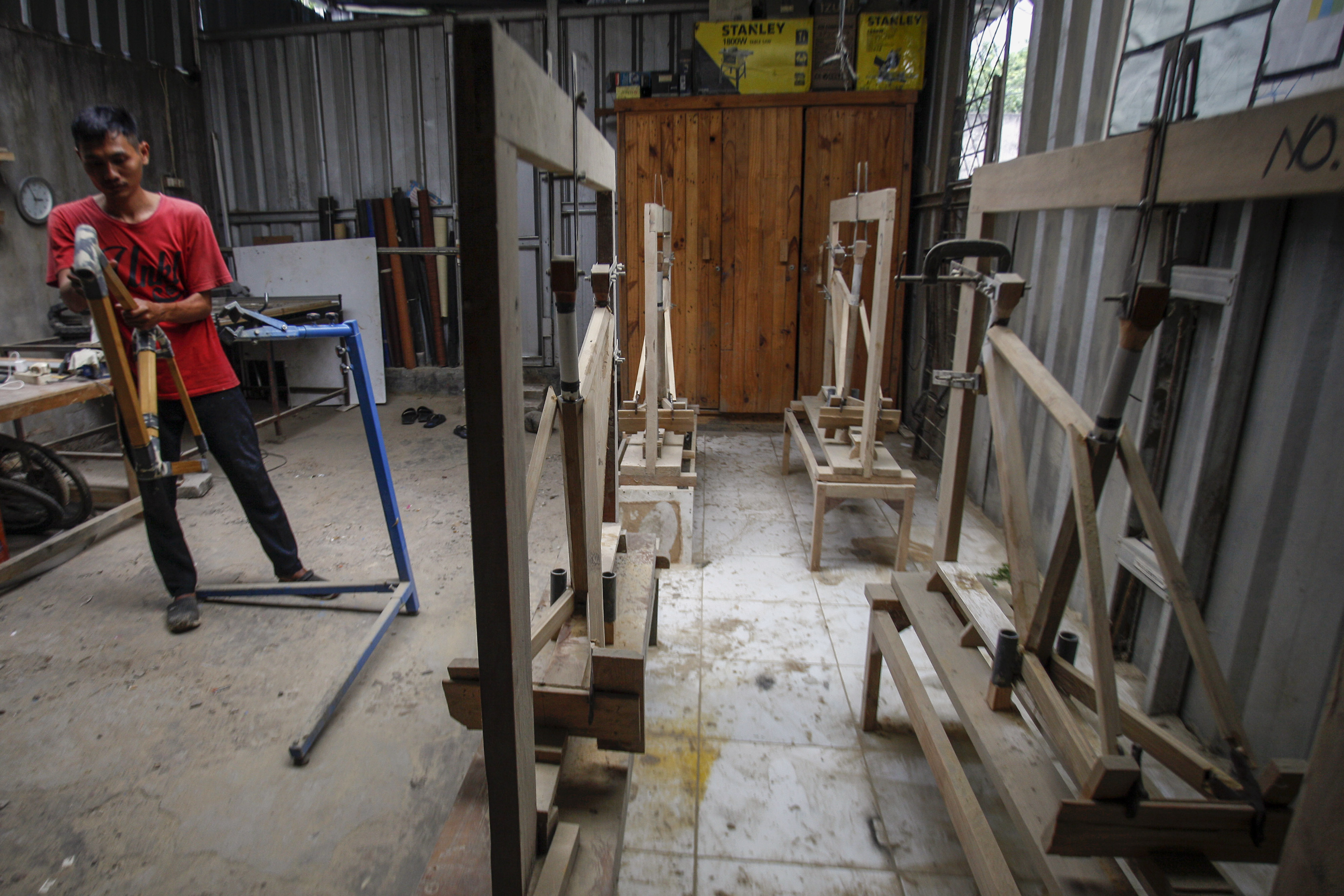 Kerajinan Sepeda Bambu 