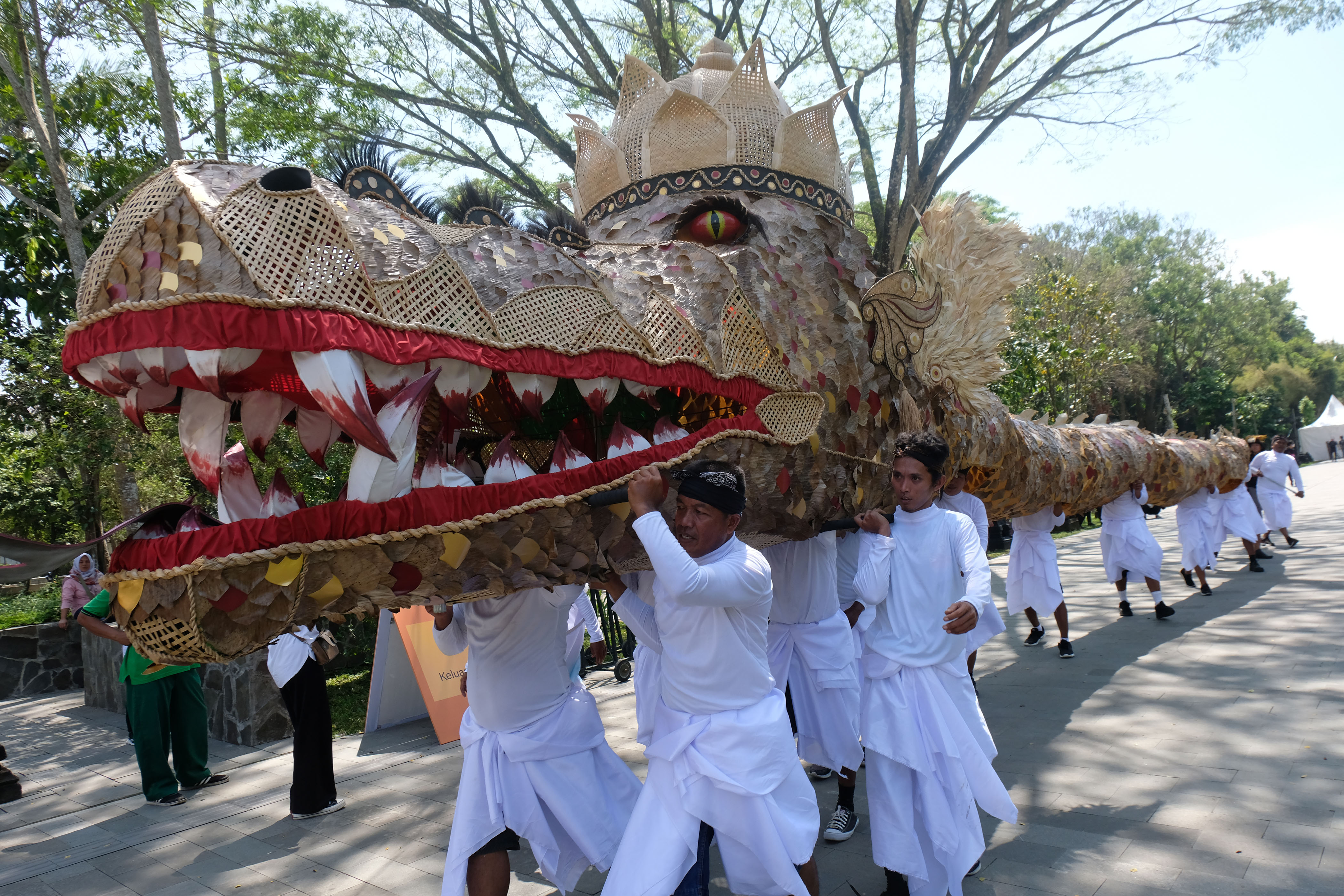 Kirab Budaya G20 di Borobudur