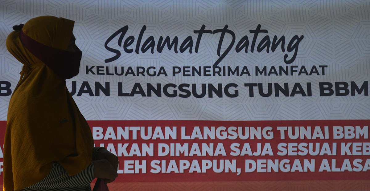 Penyaluran BLT BBM di Makassar