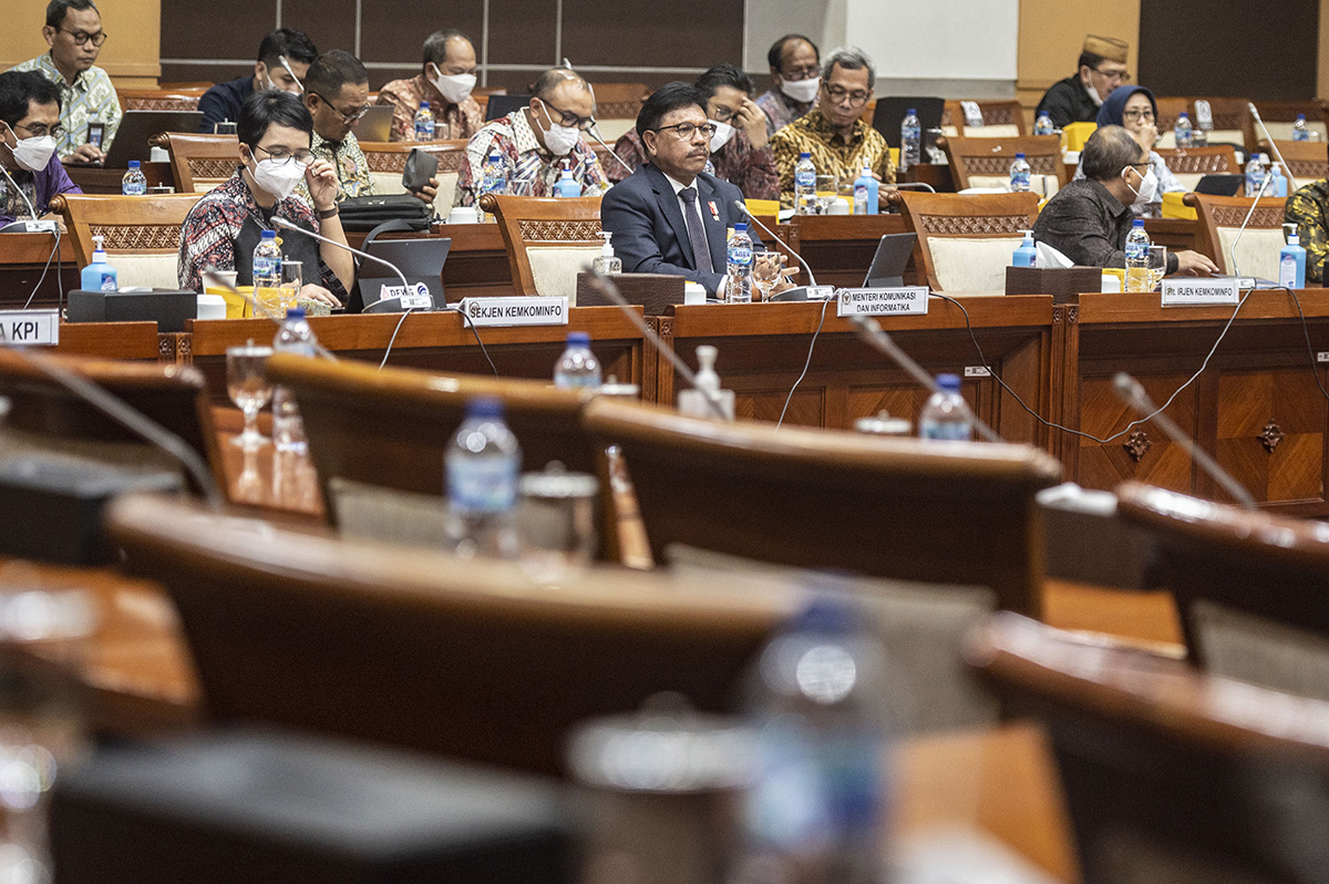 Raker Komisi I DPR RI dengan Menkominfo