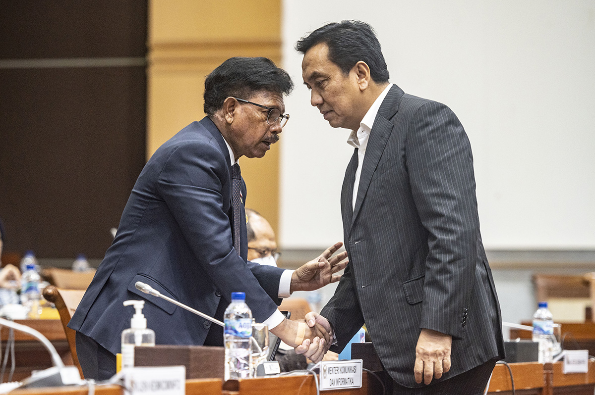 Raker Komisi I DPR RI dengan Menkominfo