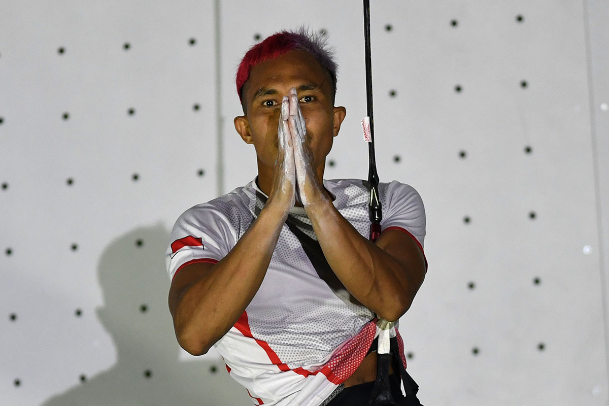 Aspar Jaelolo Juara Dunia Panjat Tebing 2022