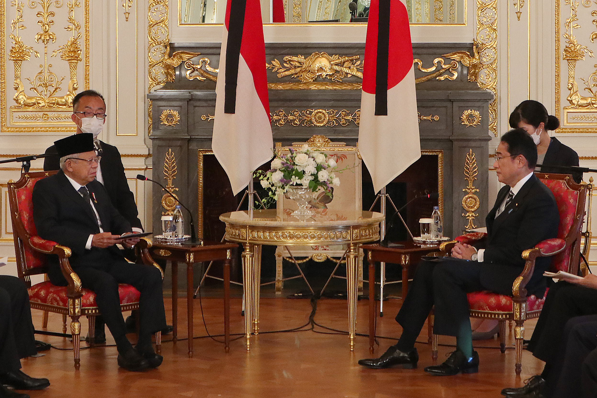 Pertemuan Wapres dengan PM Jepang