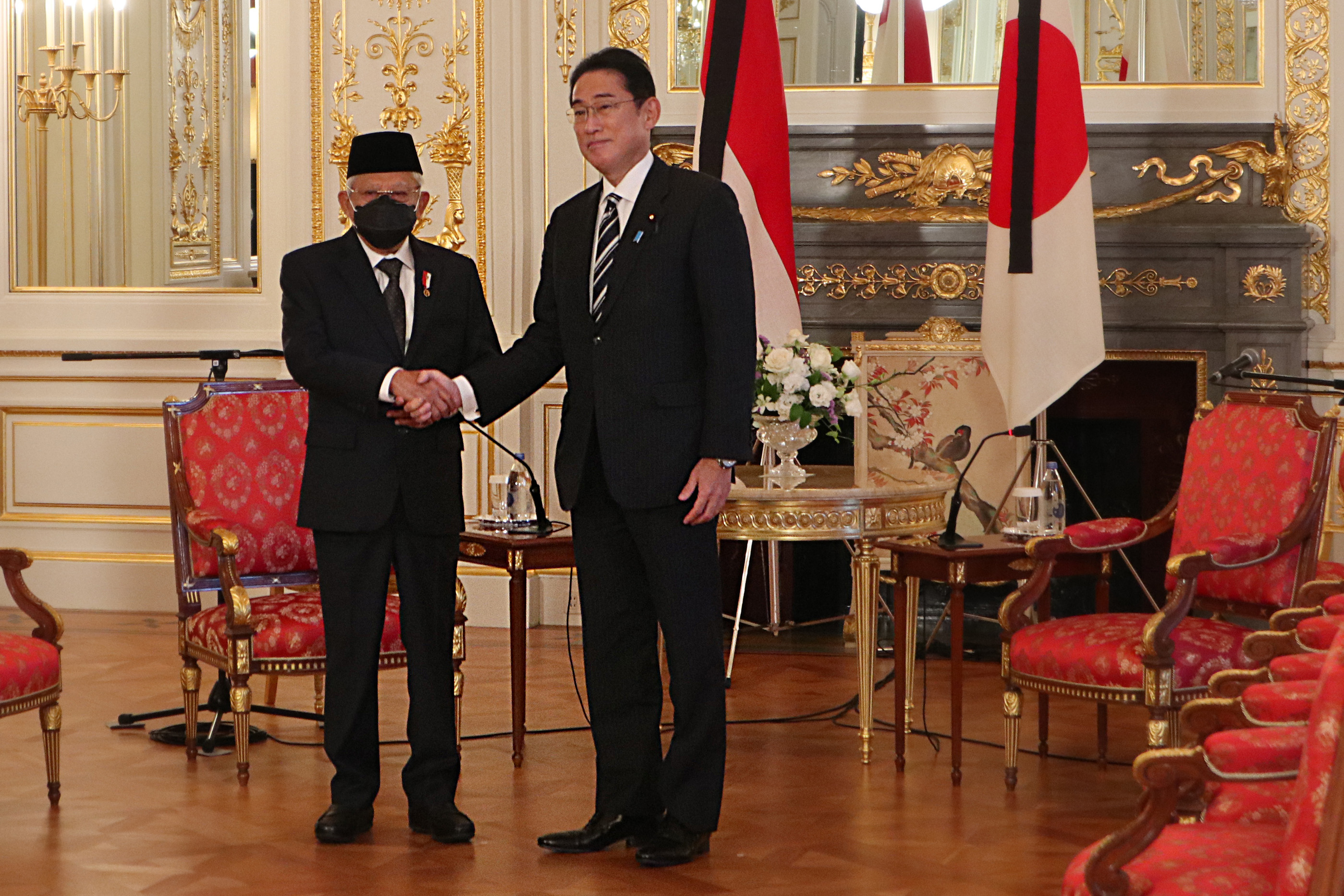 Pertemuan Wapres dengan PM Jepang