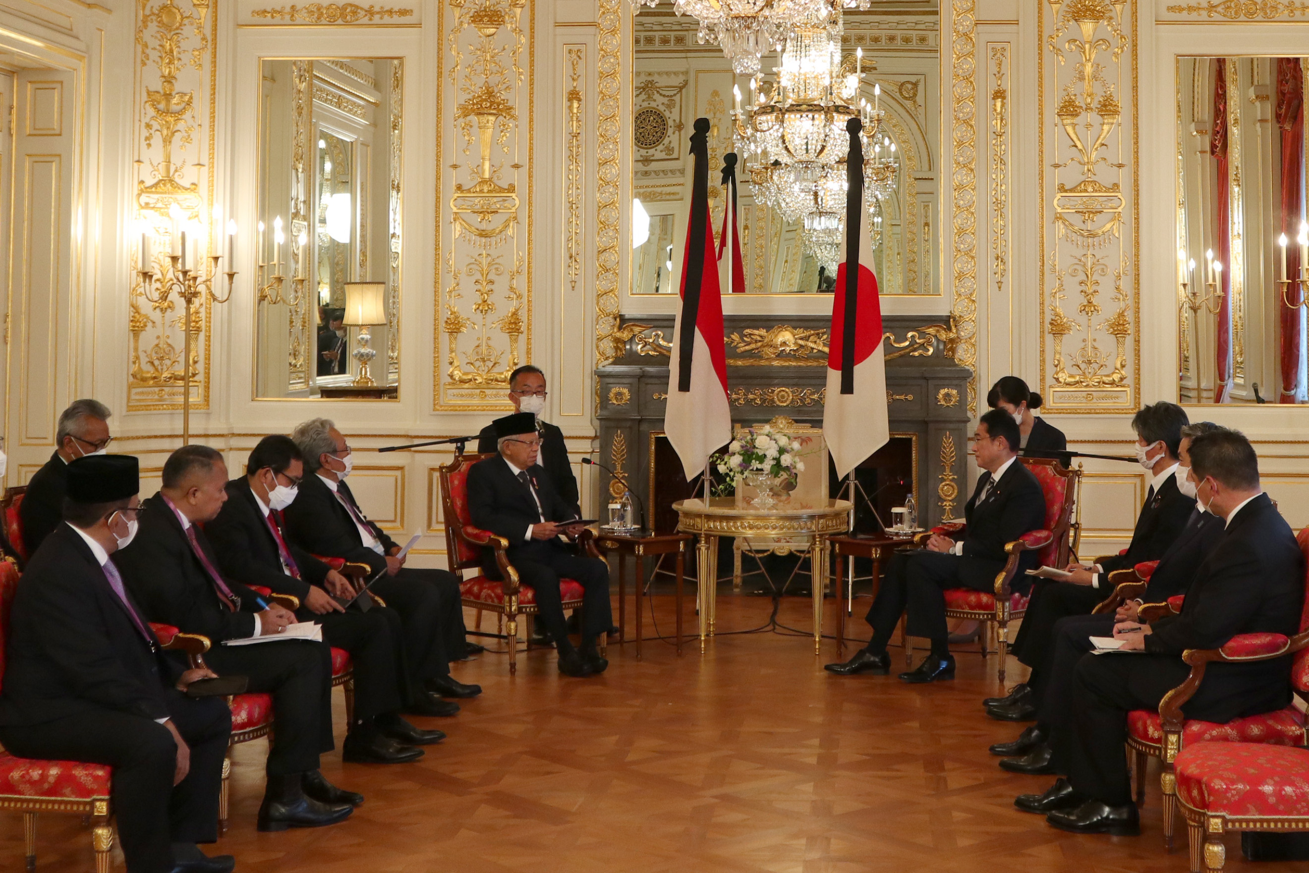 Pertemuan Wapres dengan PM Jepang